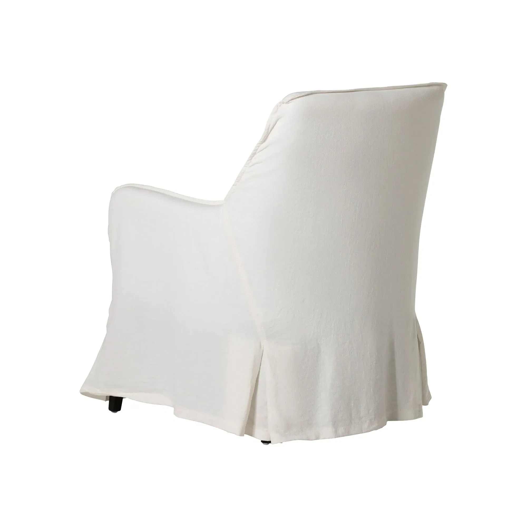 Aspley Armchair - White, Fabric
