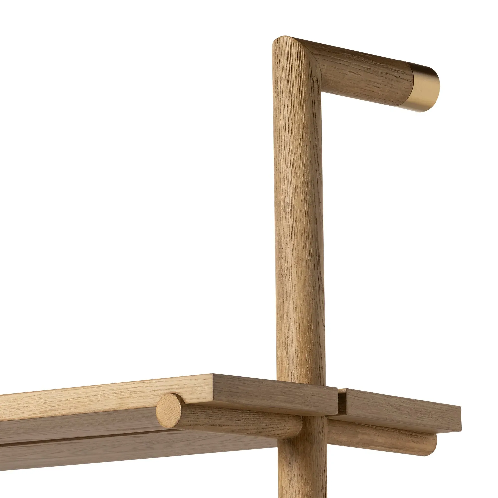 Athos Bookshelf - Brown Oak