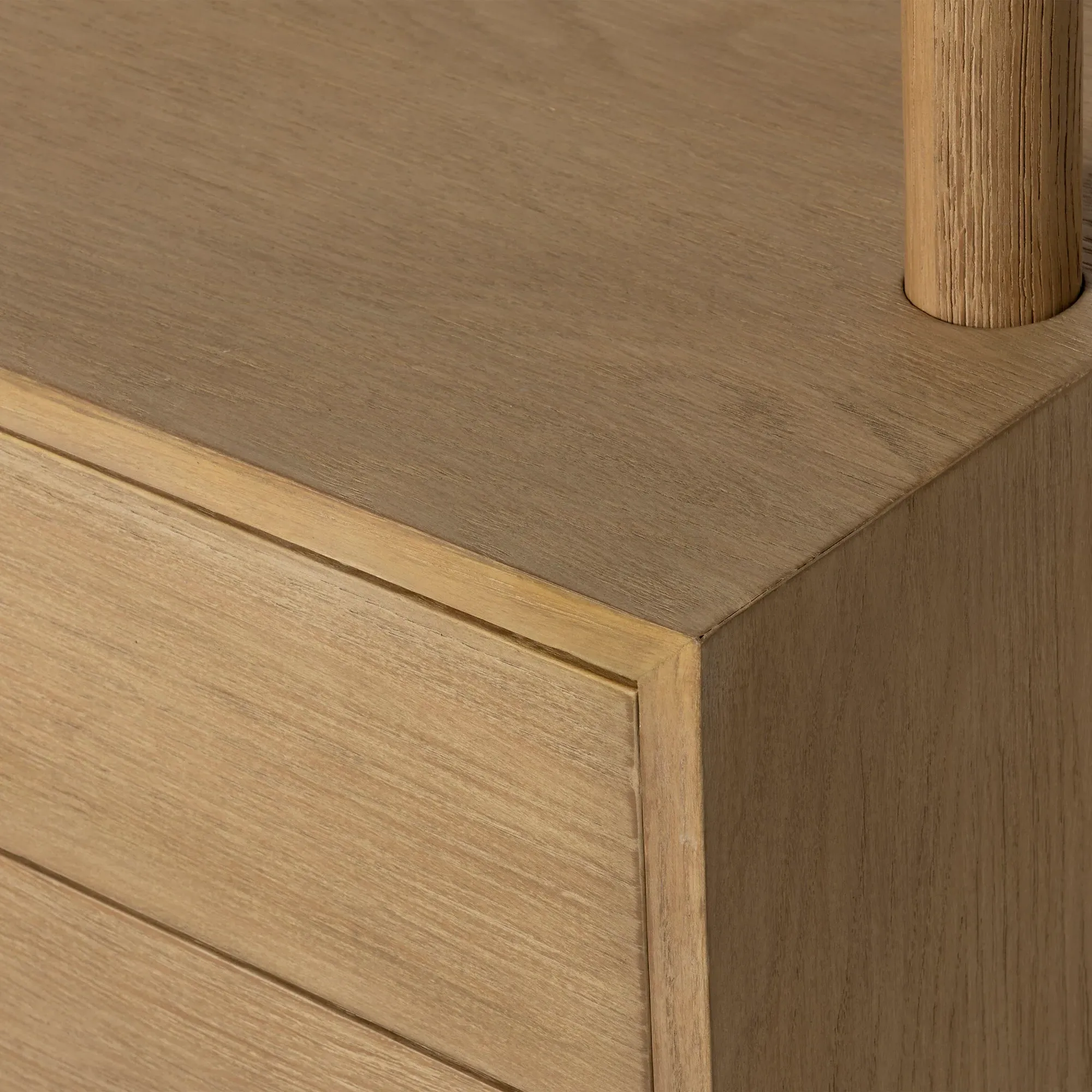 Athos Bookshelf - Brown Oak