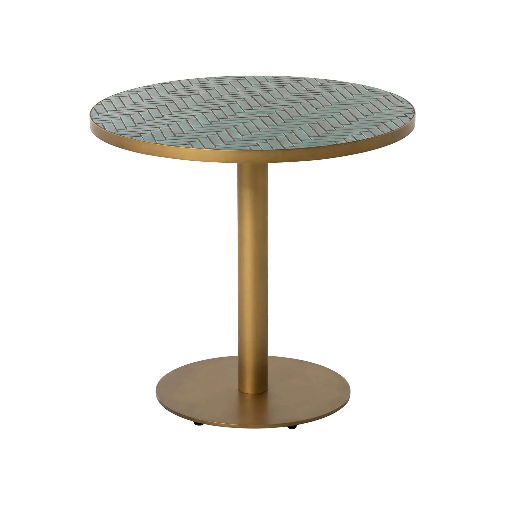 Atlantic Garden Round Bistro Dining Table - Green