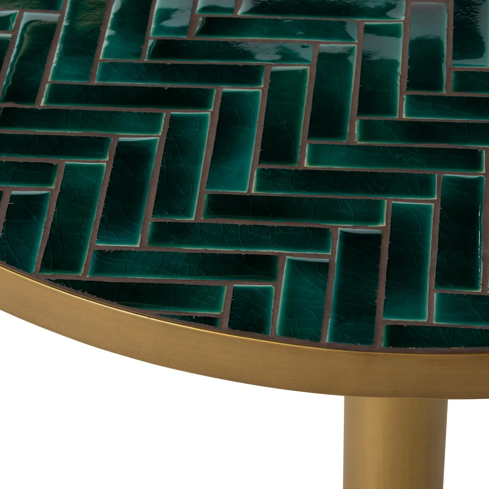 Atlantic Garden Round Bistro Dining Table - Green