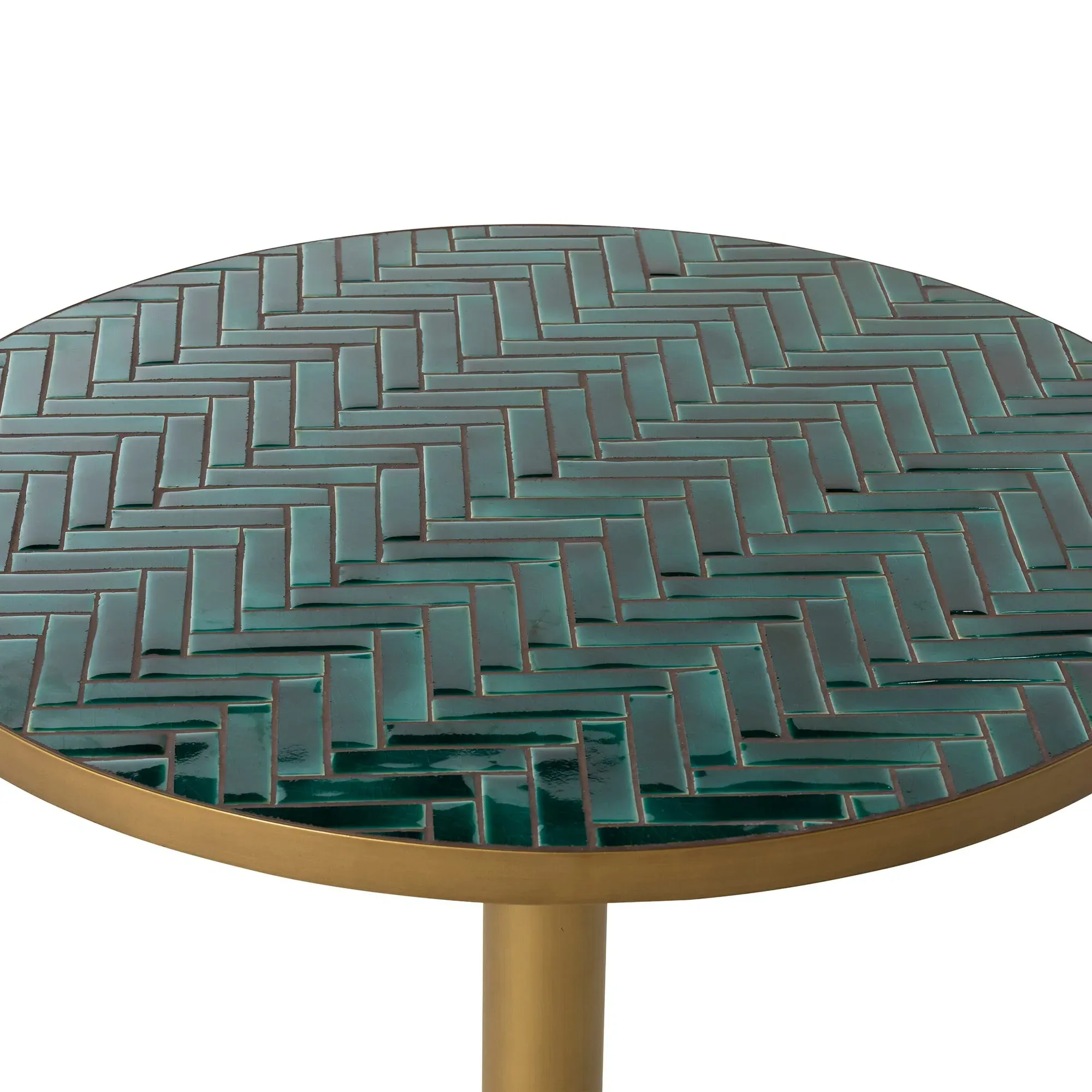Atlantic Garden Round Bistro Dining Table - Green
