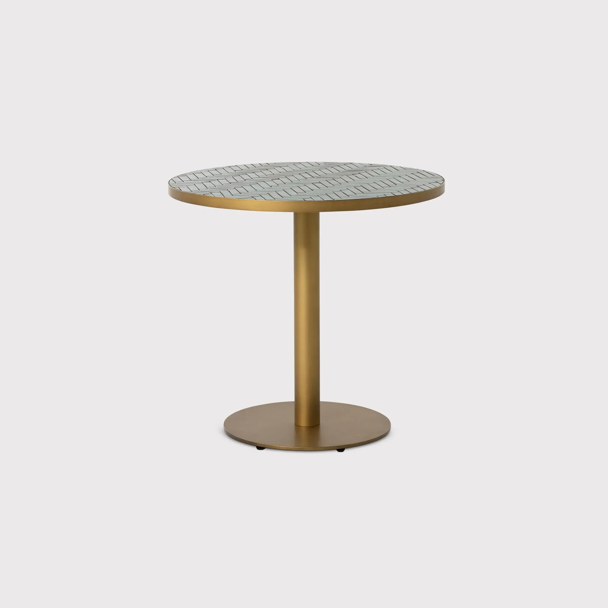 Atlantic Garden Round Bistro Dining Table - Green image