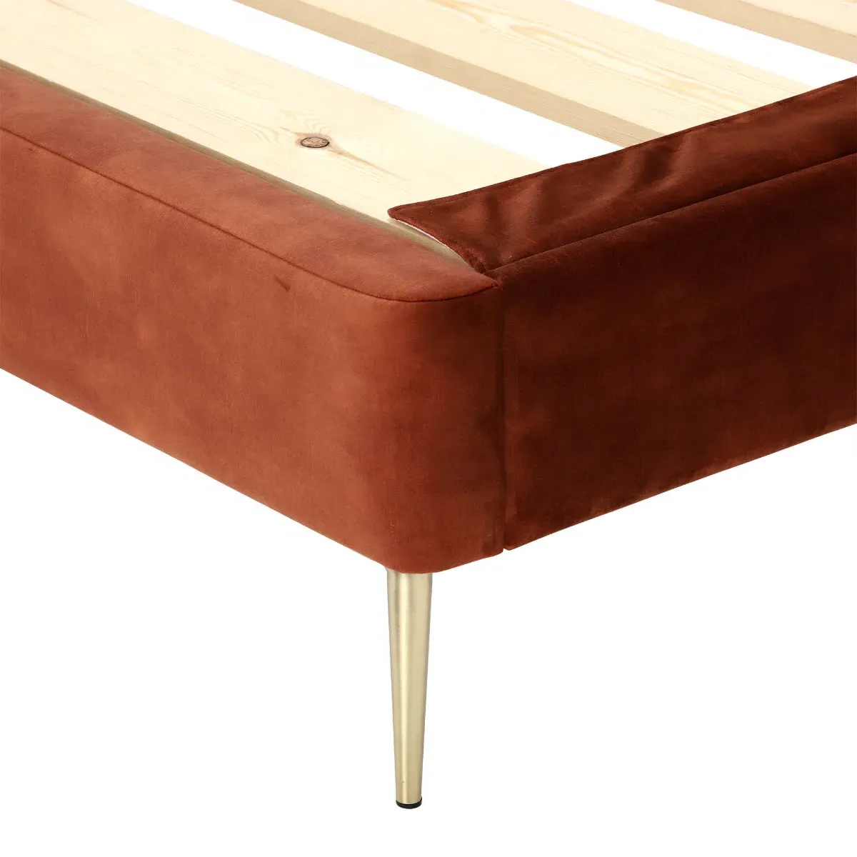 Audran Super King Bed Frame - Velvet