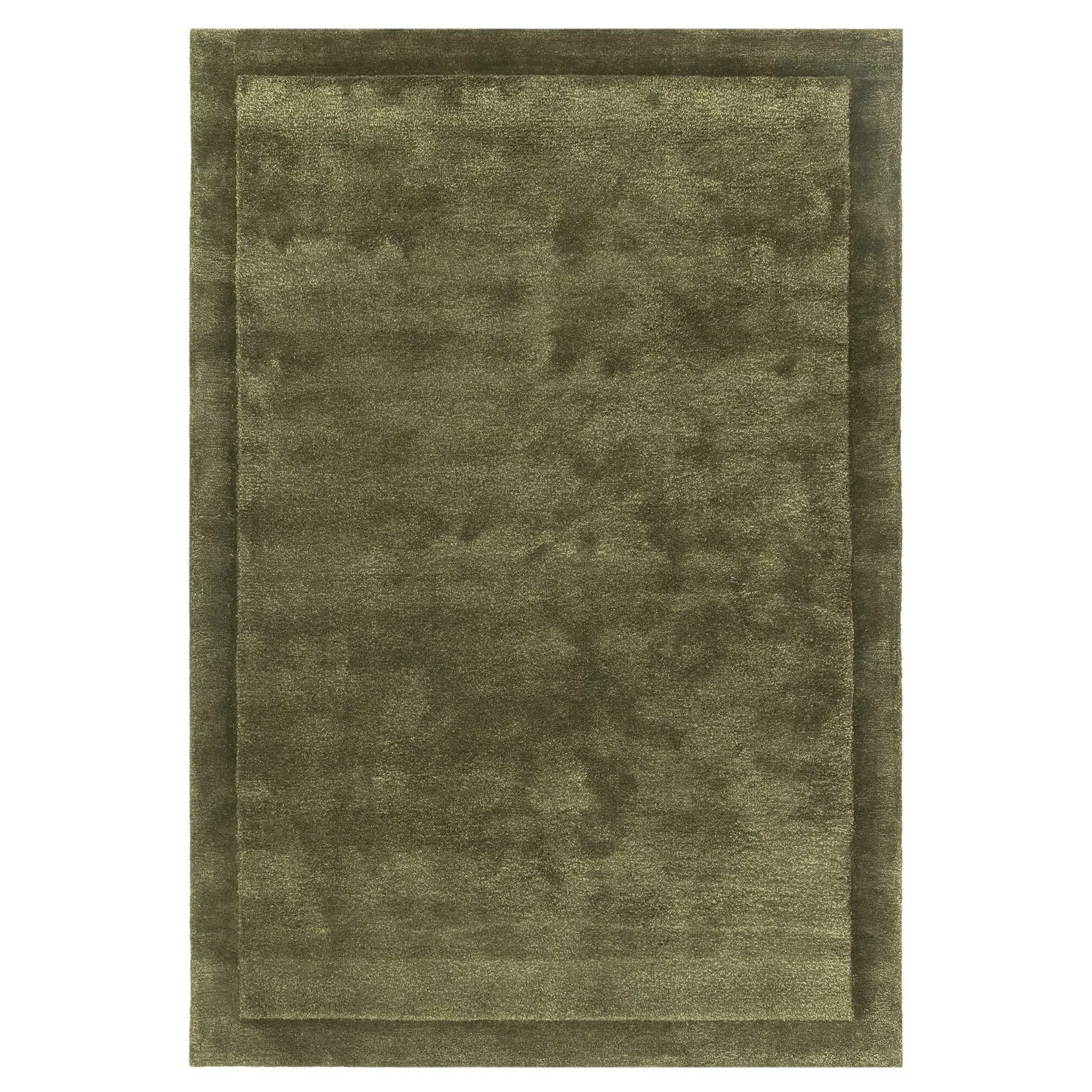 Aurelis Square Rug - Green, Wool Blend