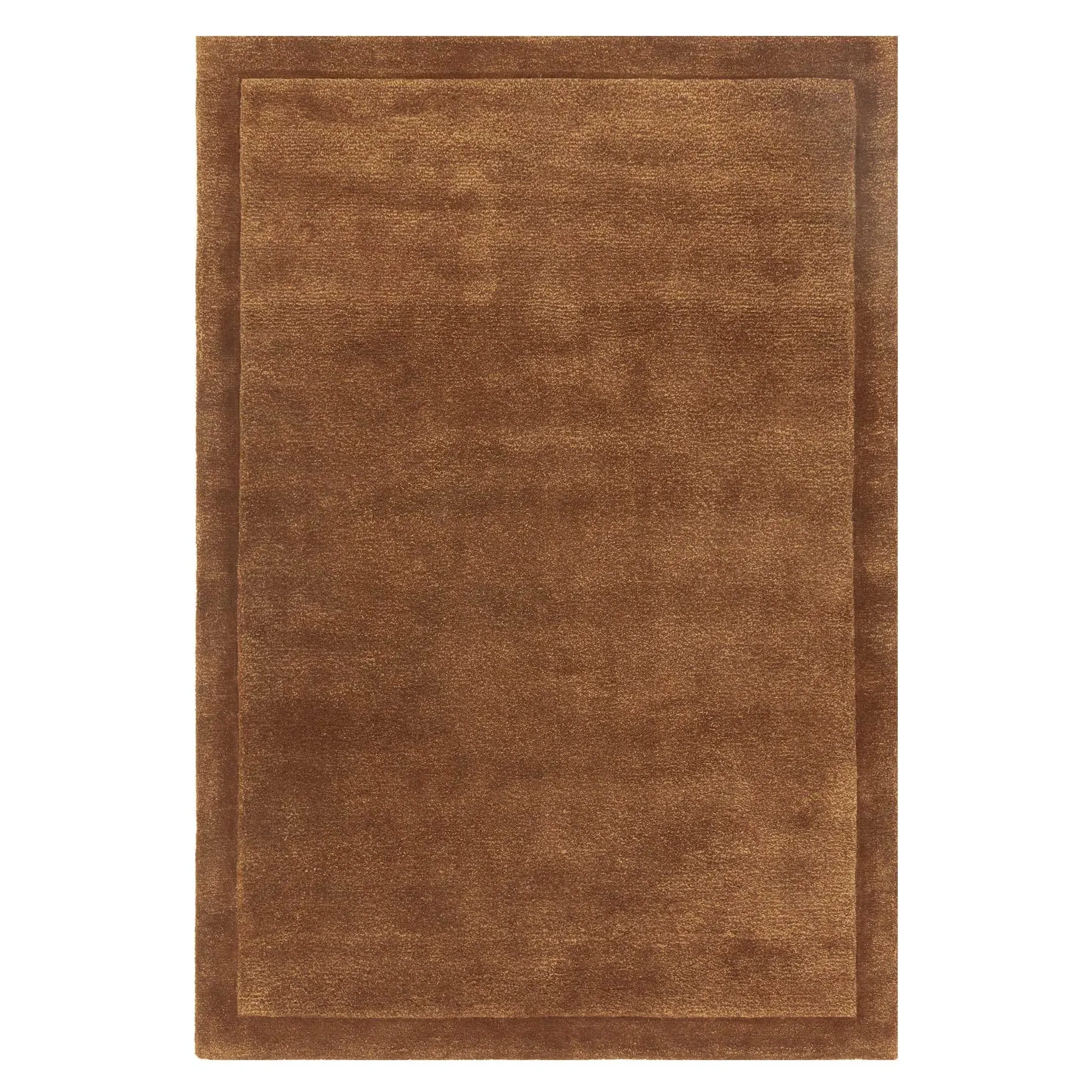 Aurelis Square Rug - Rust, Wool Blend