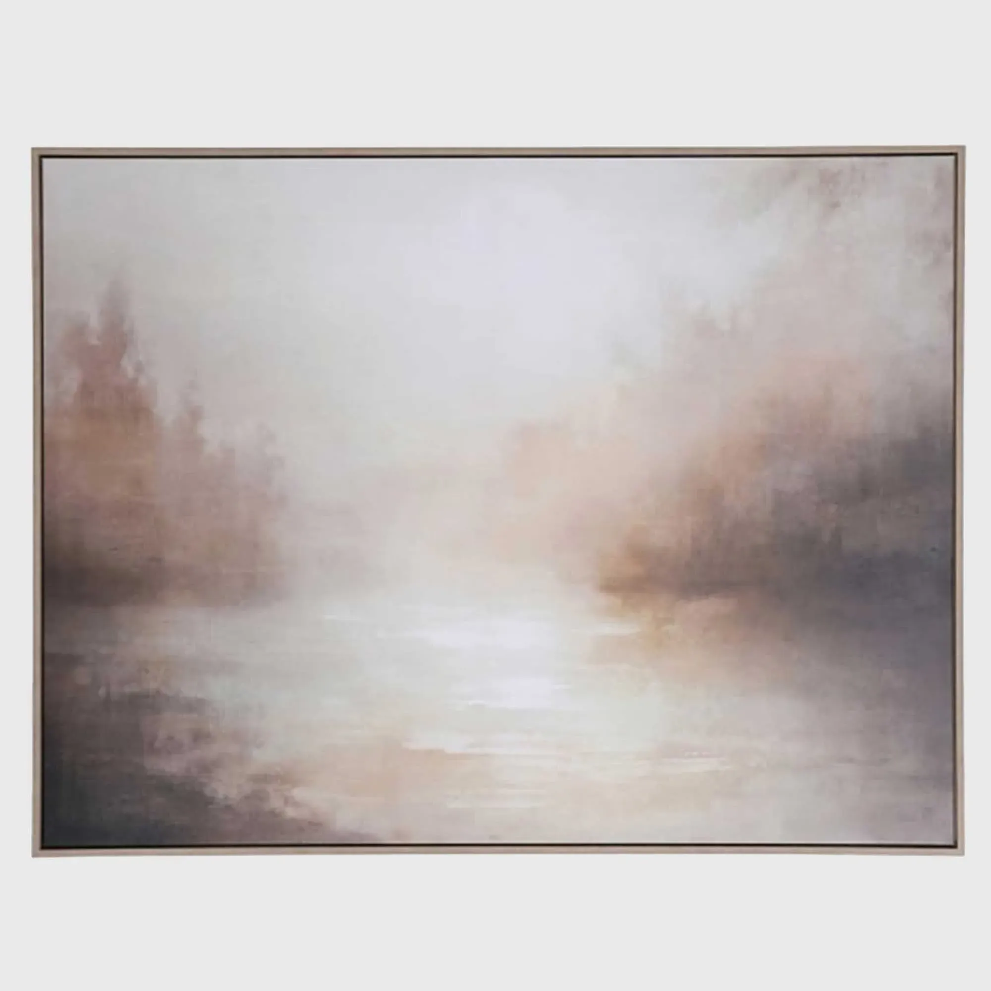 Autumn Morning Square Canvas Print - Canvas, Pine