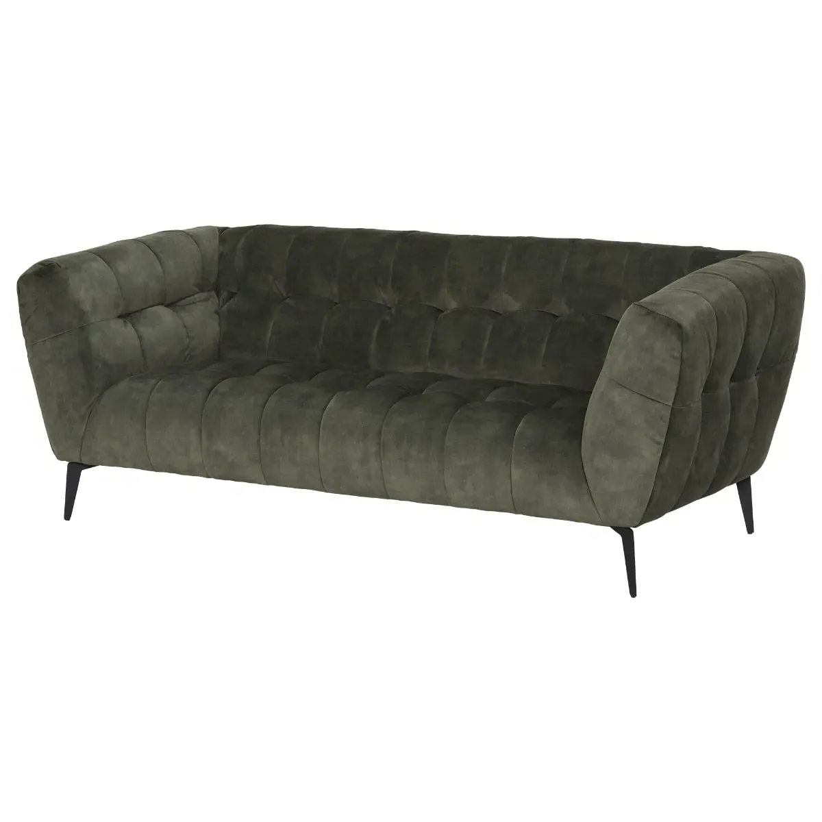 Azalea 2-Seater Sofa - Green, Fabric