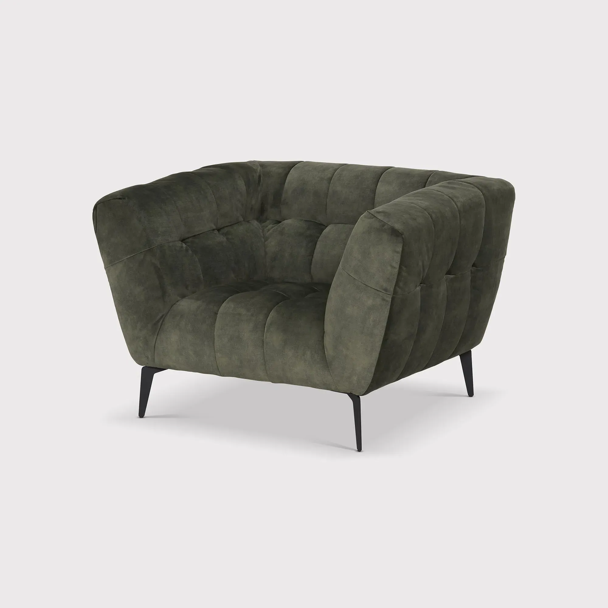 Azalea Armchair - Green, Velvet image