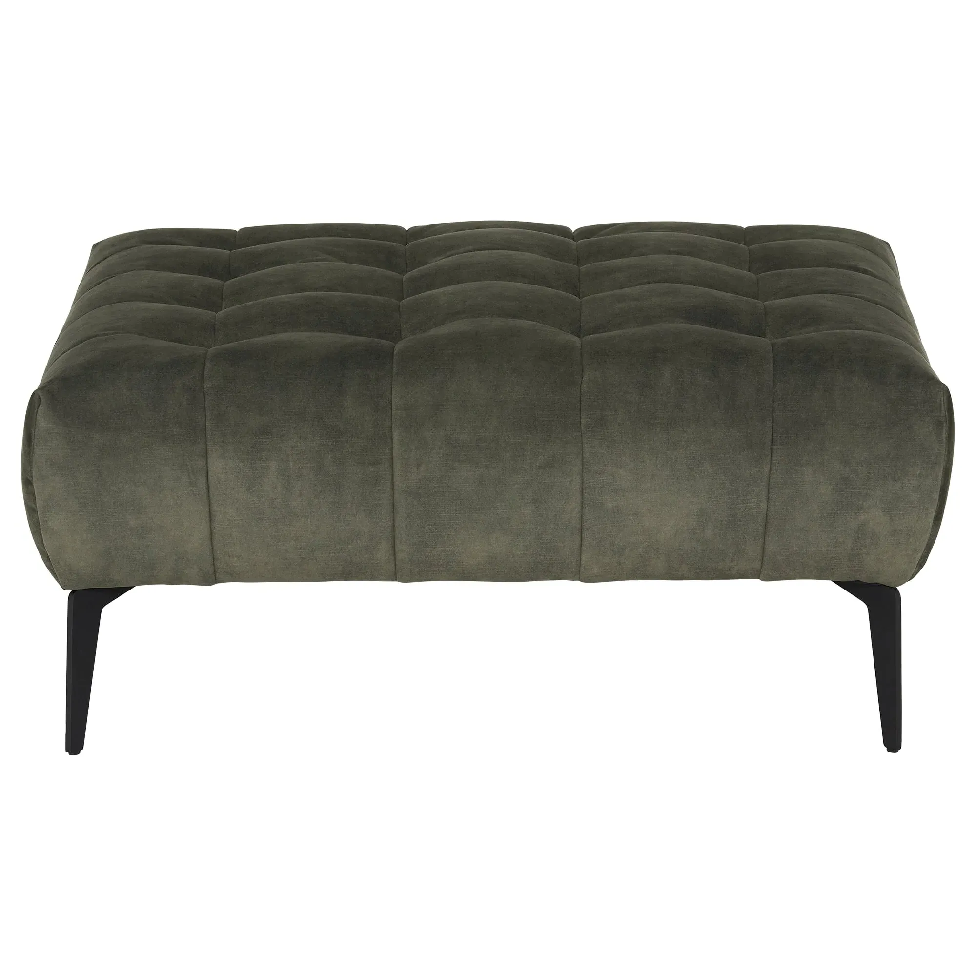 Azalea Footstool - Green, Fabric