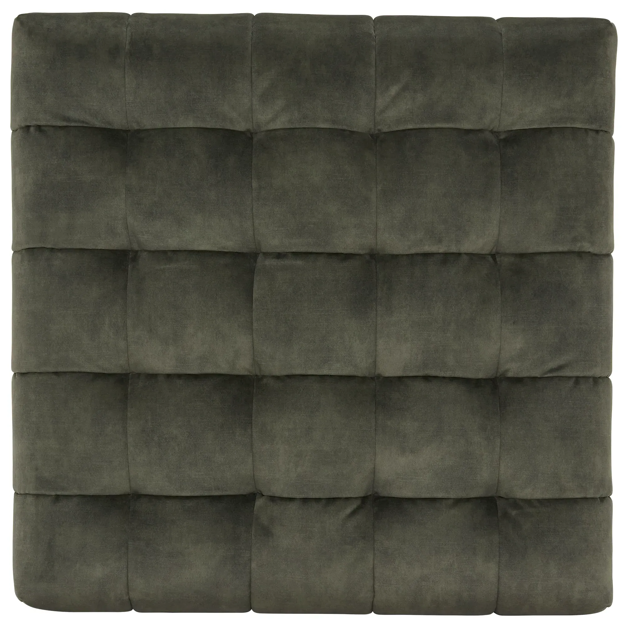 Azalea Footstool - Green, Fabric