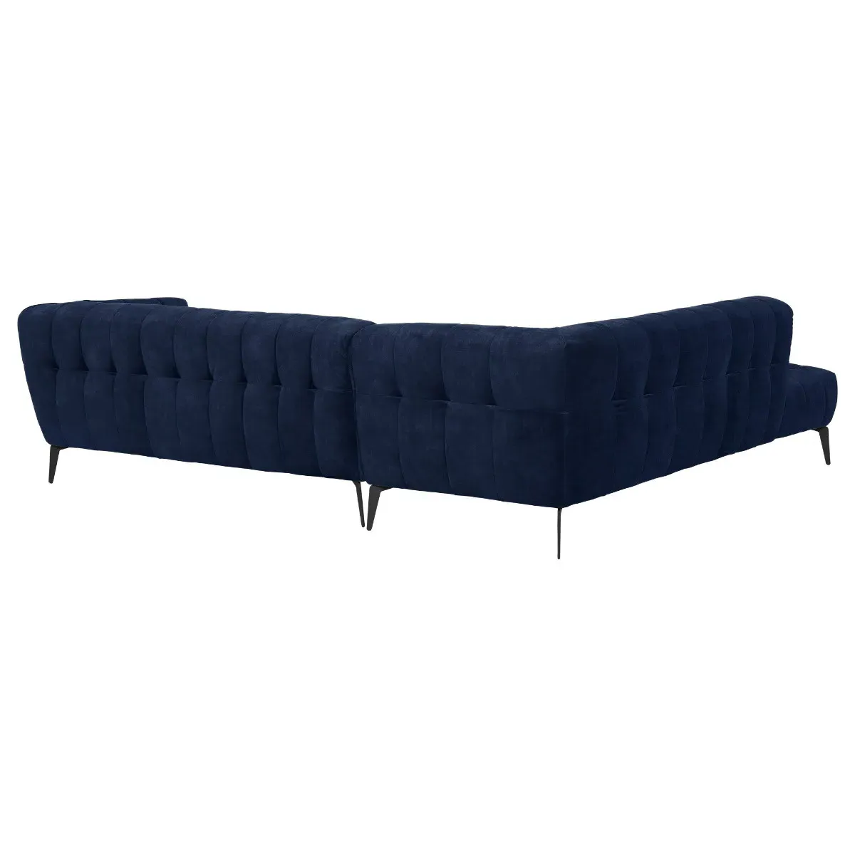 Azalea Right Corner Sofa with Chaise - Blue