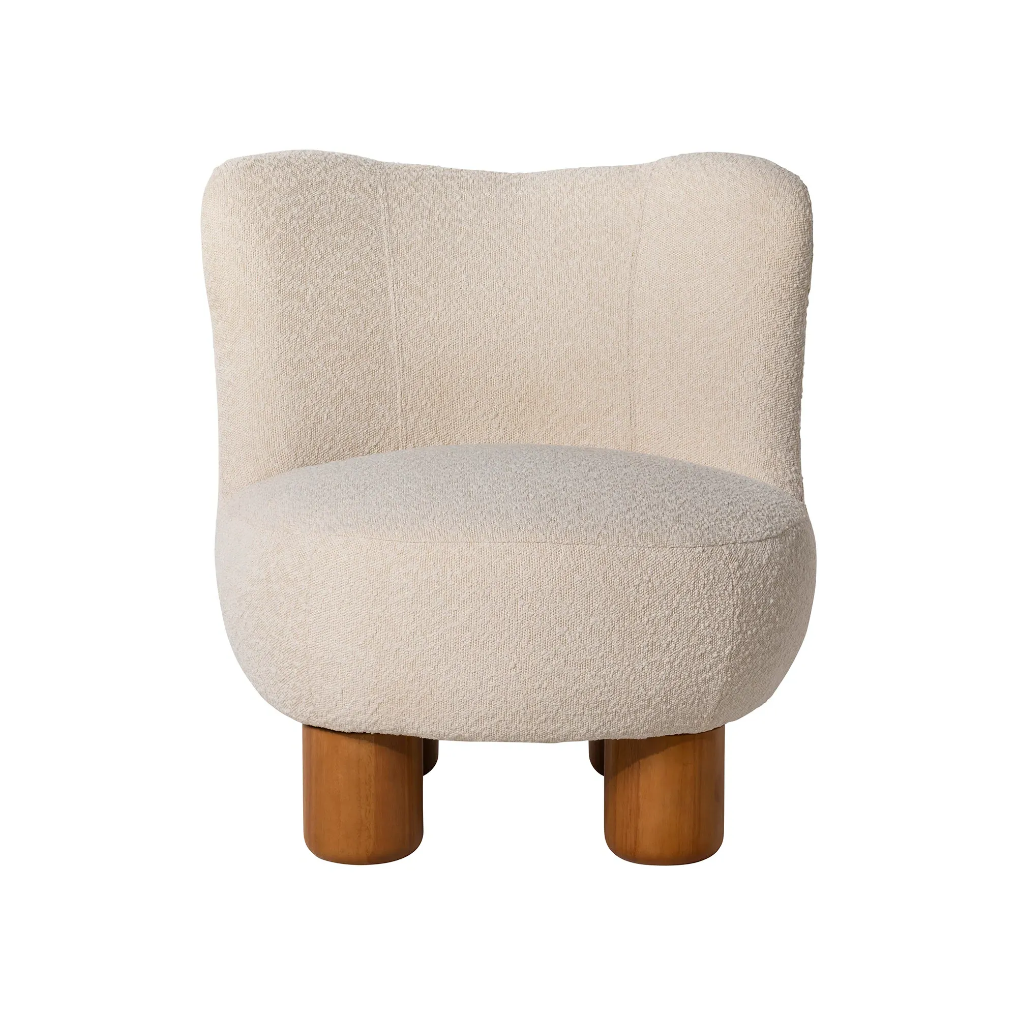 Bala Cocktail Armchair - Neutral, Boucle