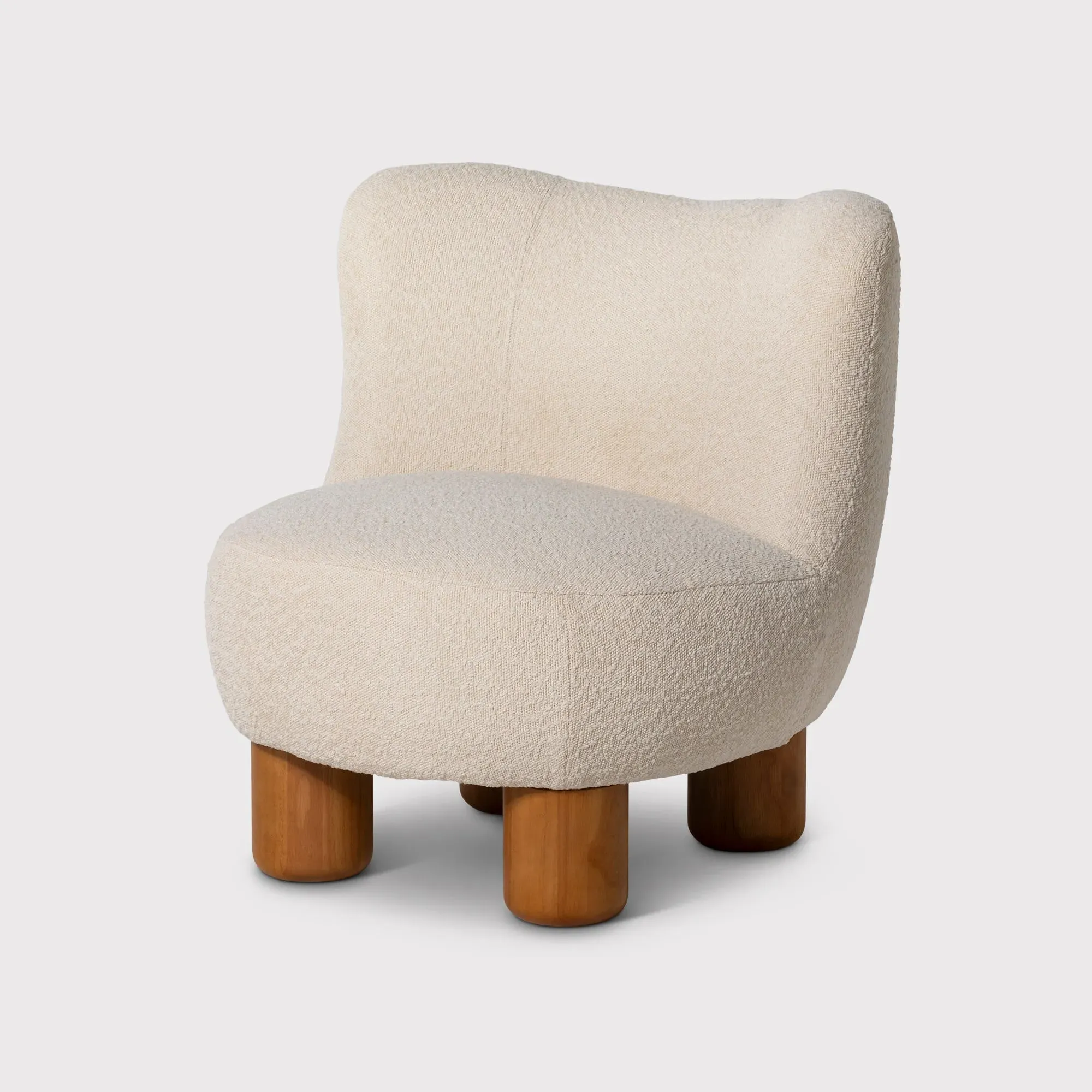 Bala Cocktail Armchair - Neutral, Boucle image