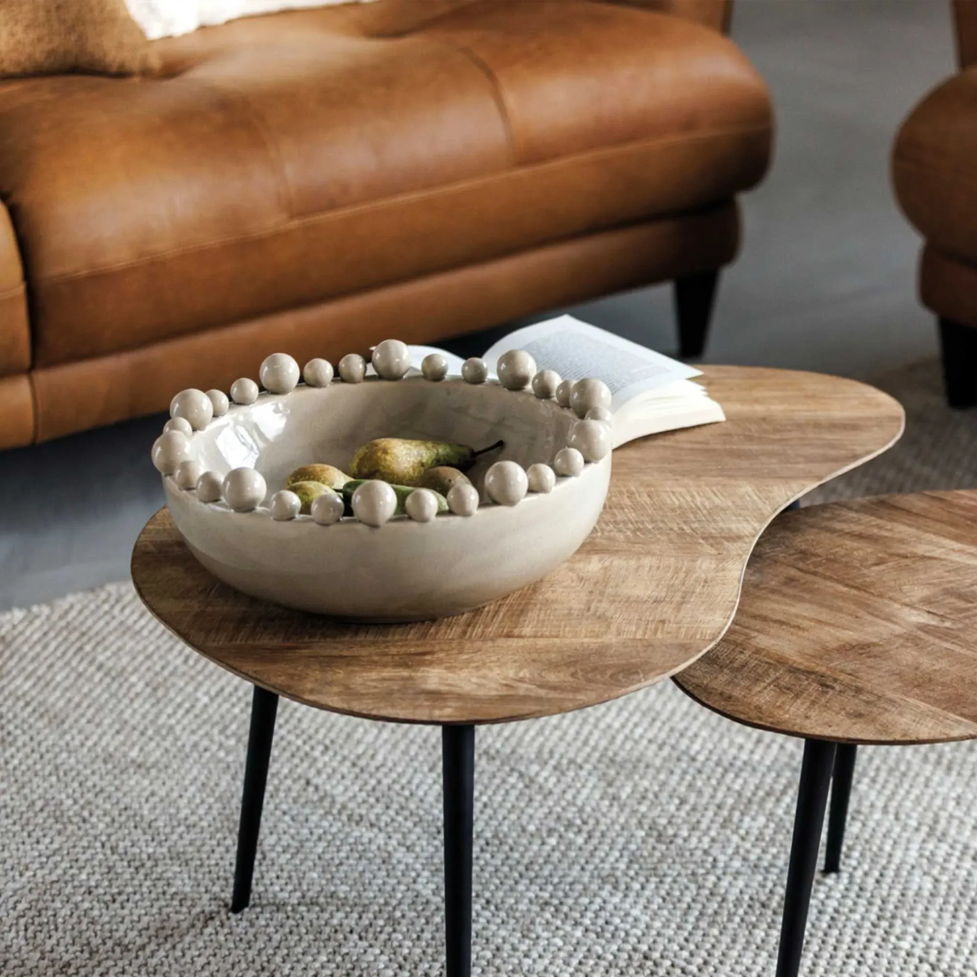 Ball Bowl - Taupe, Ceramic