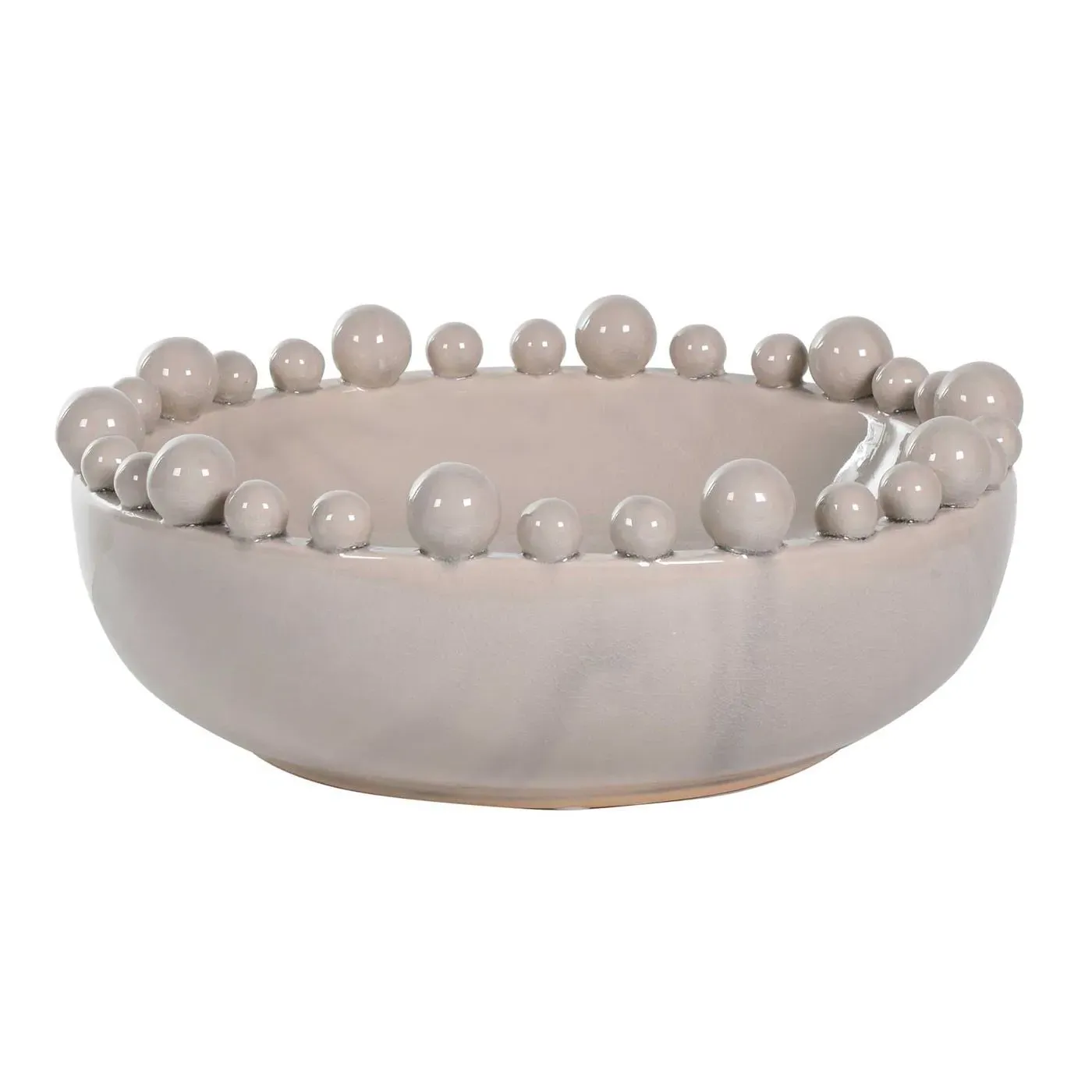 Ball Bowl - Taupe, Ceramic image