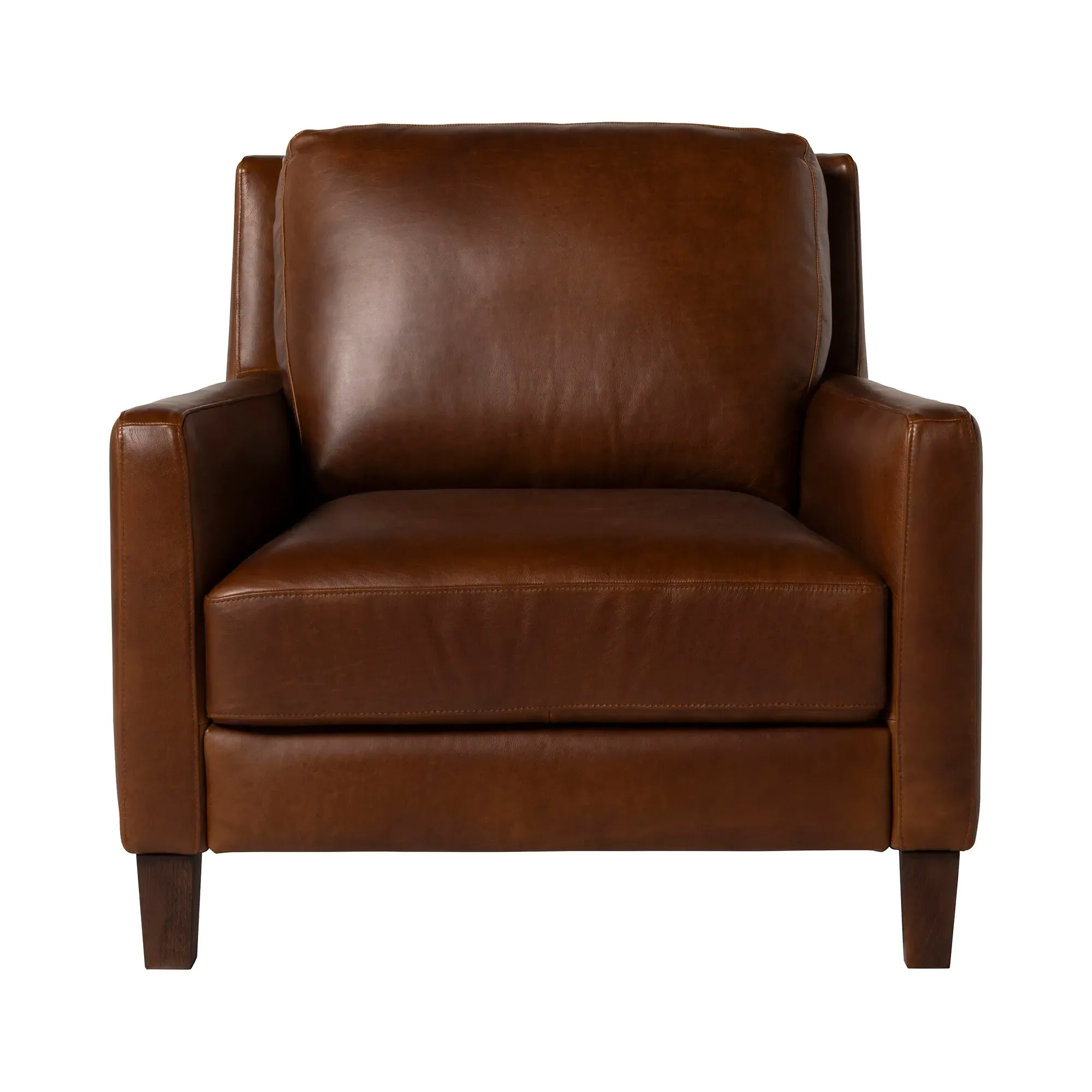 Barclay Armchair - Brown, Leather