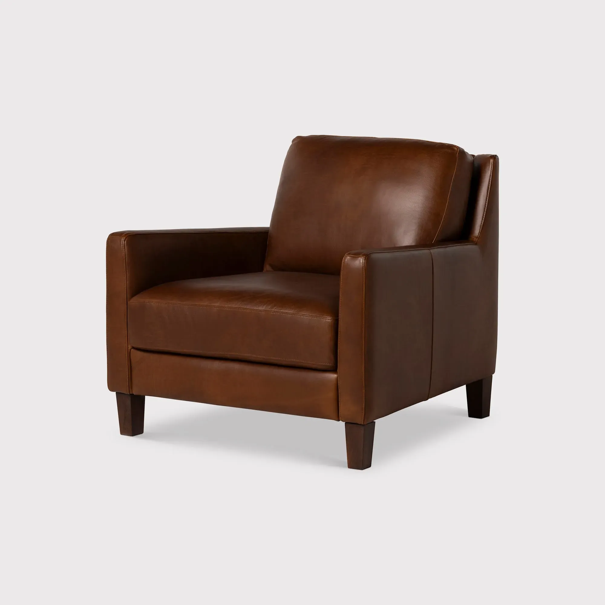 Barclay Armchair - Brown, Leather image