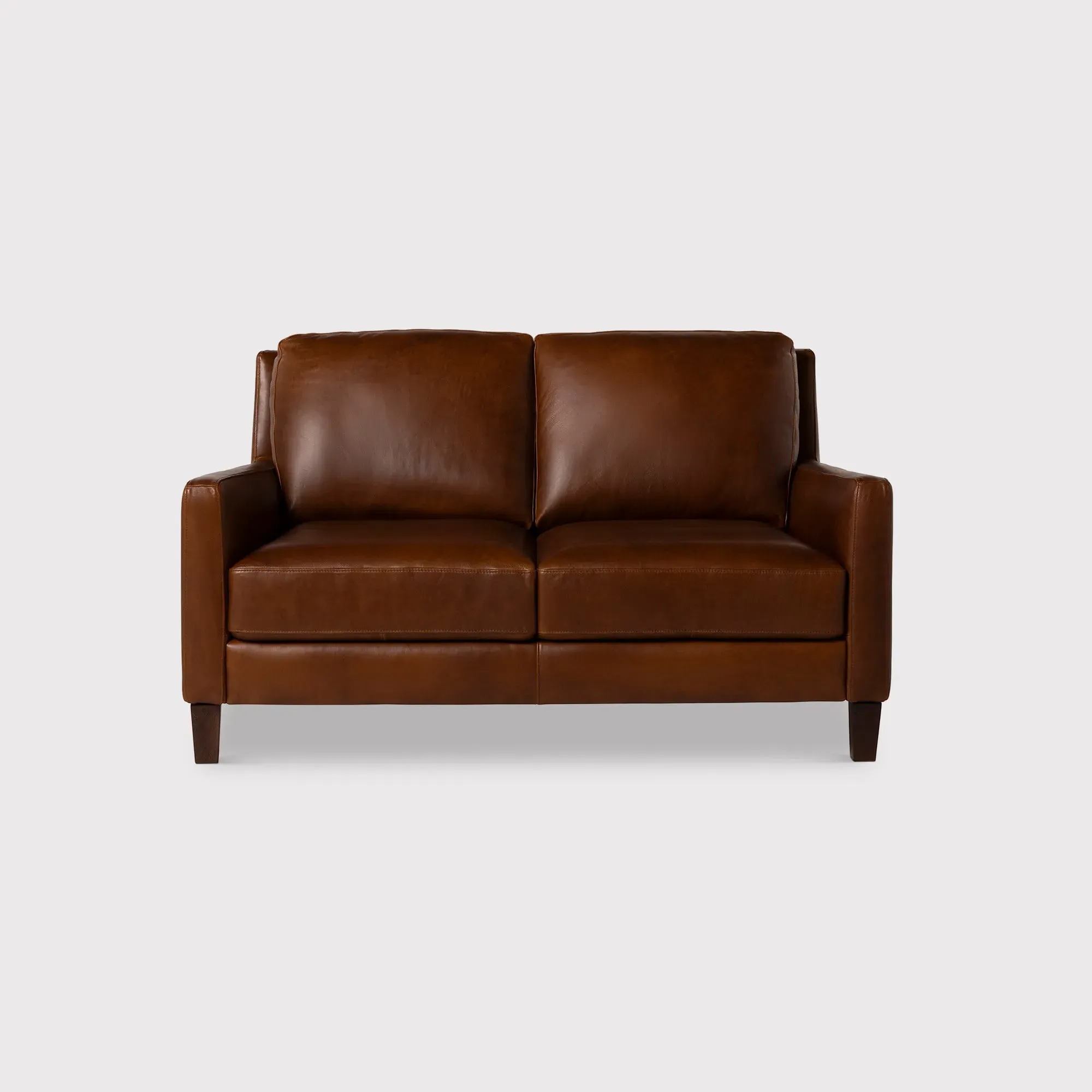 Barclay Loveseat Sofa - Brown, Leather image