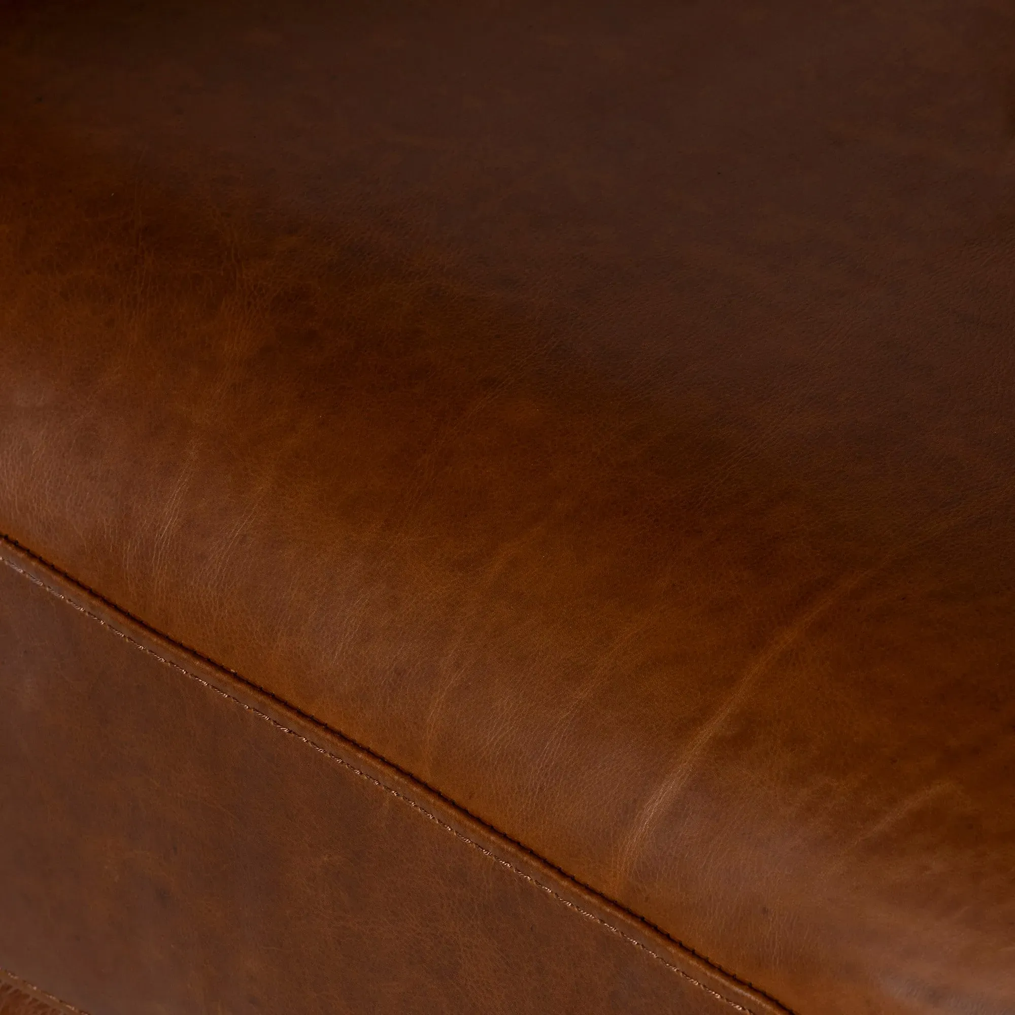 Barclay Swivel Armchair - Brown, Leather