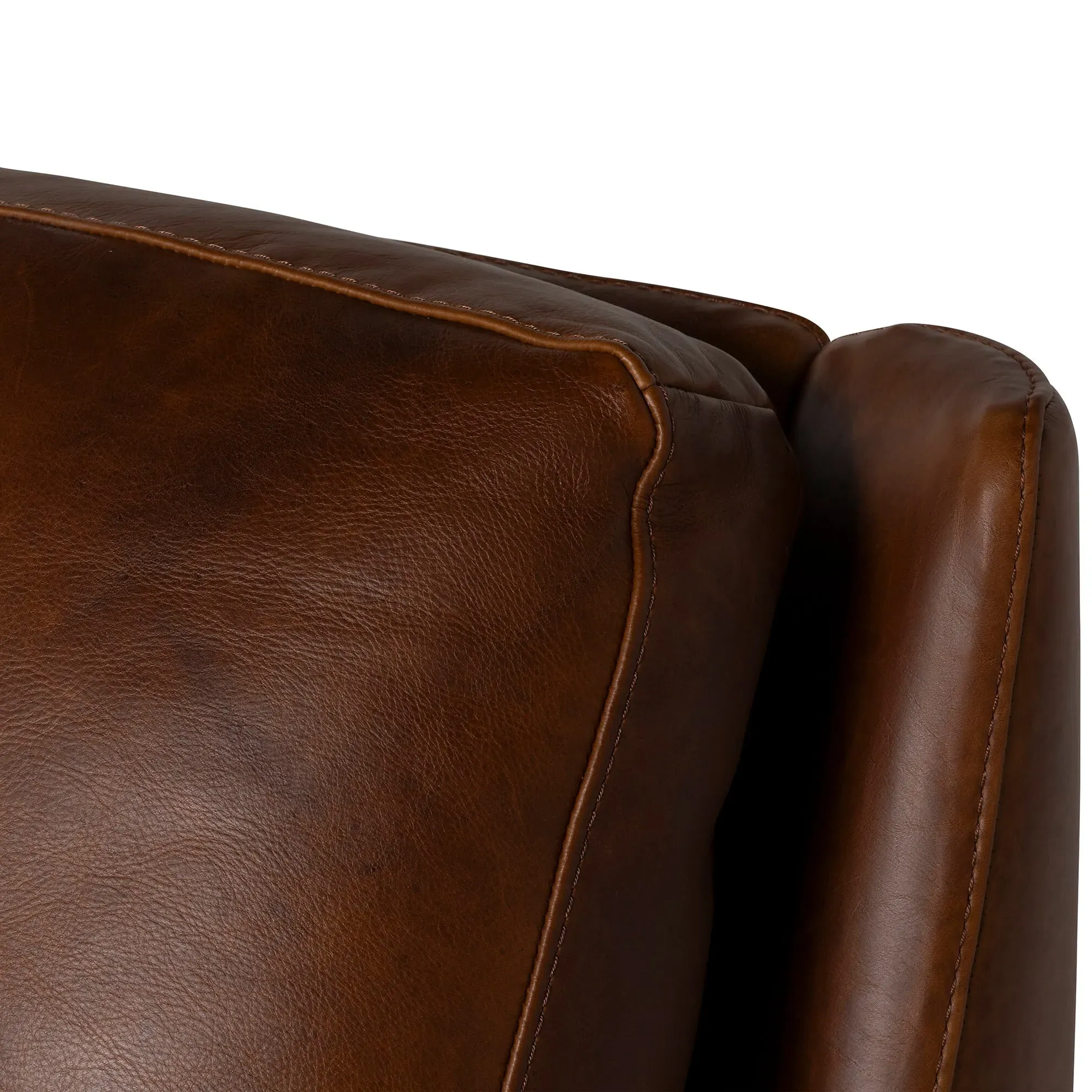 Barclay Swivel Armchair - Brown, Leather