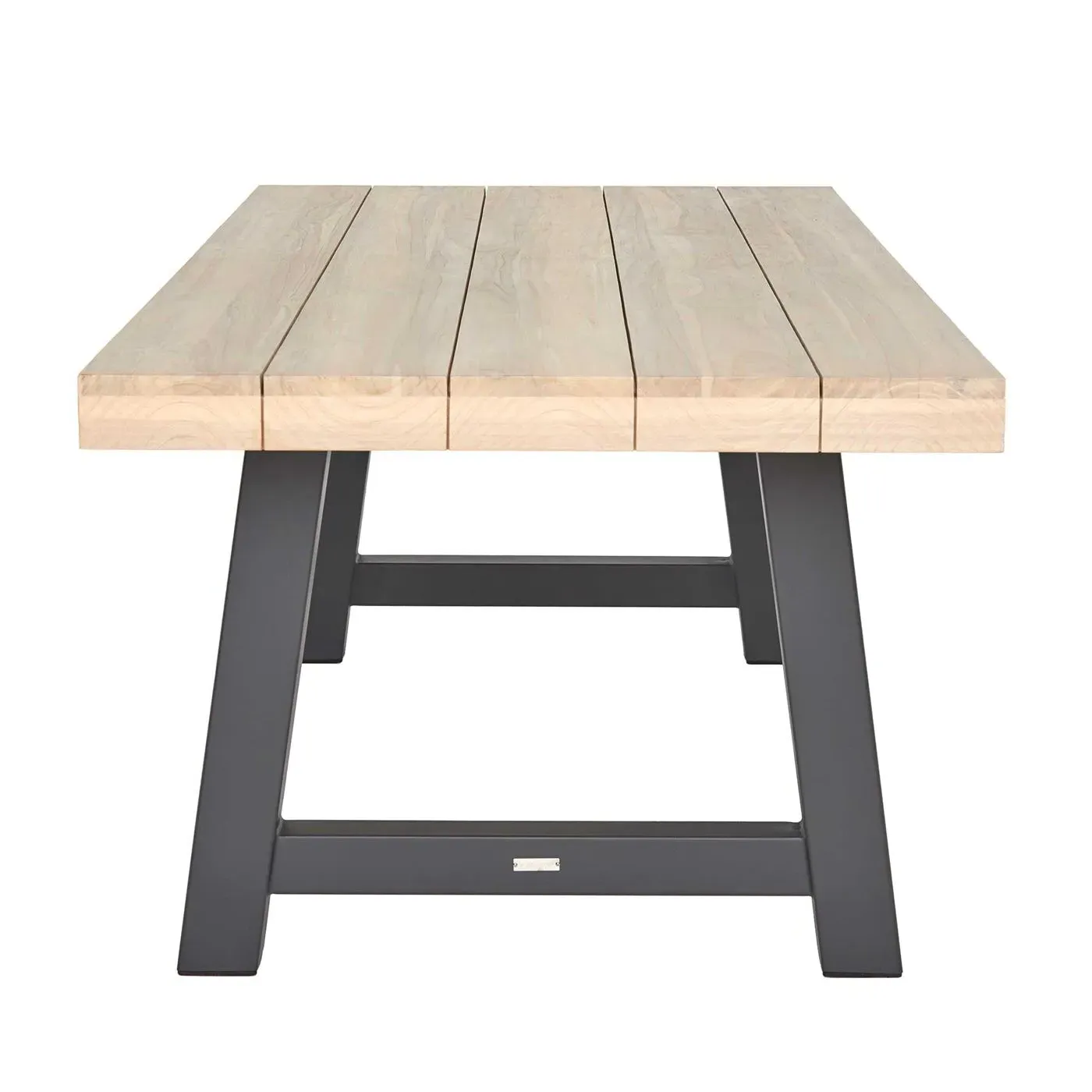 Beach Dining Table - Black, Teak