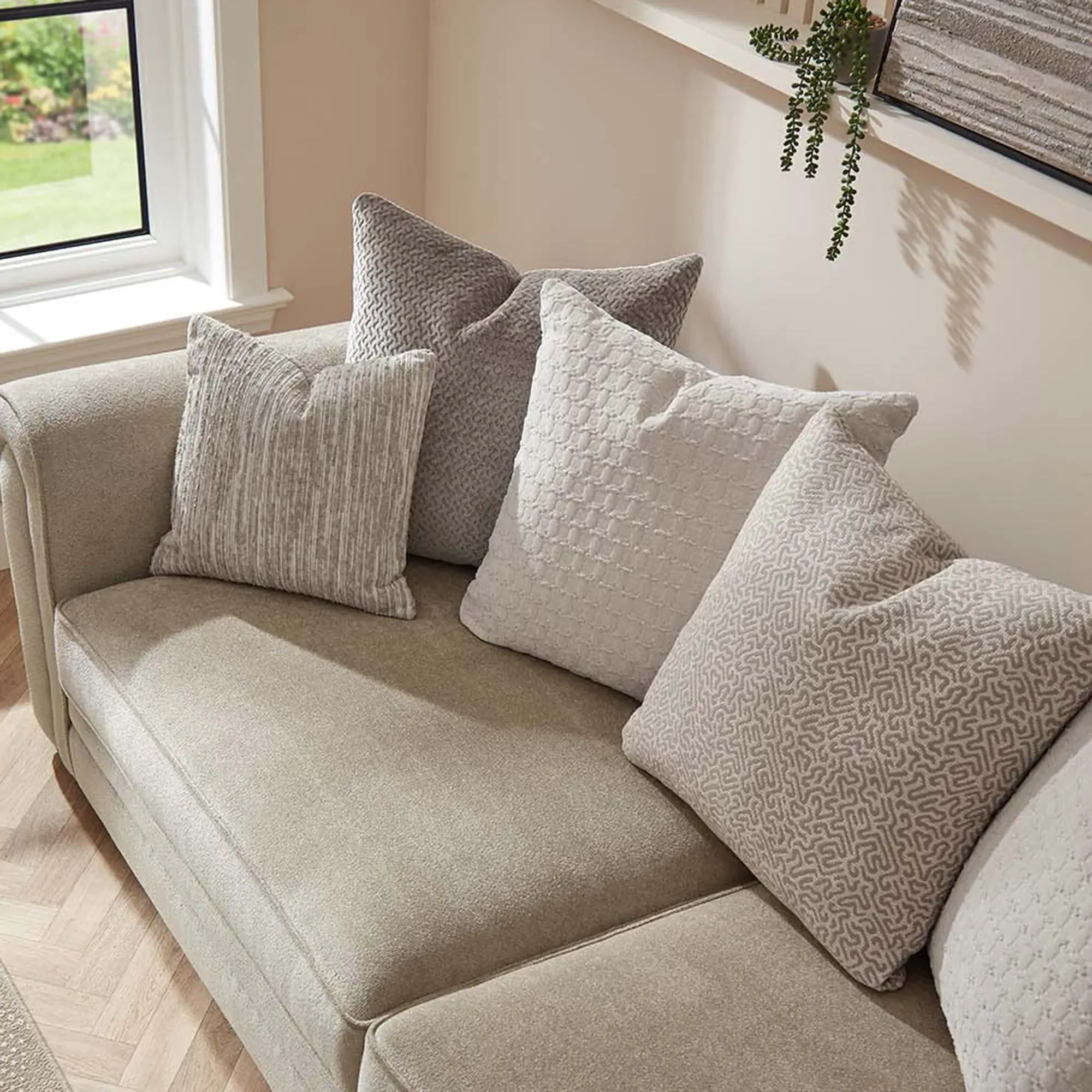 Beaumont Extra Large Split Sofa - Weathered Oak