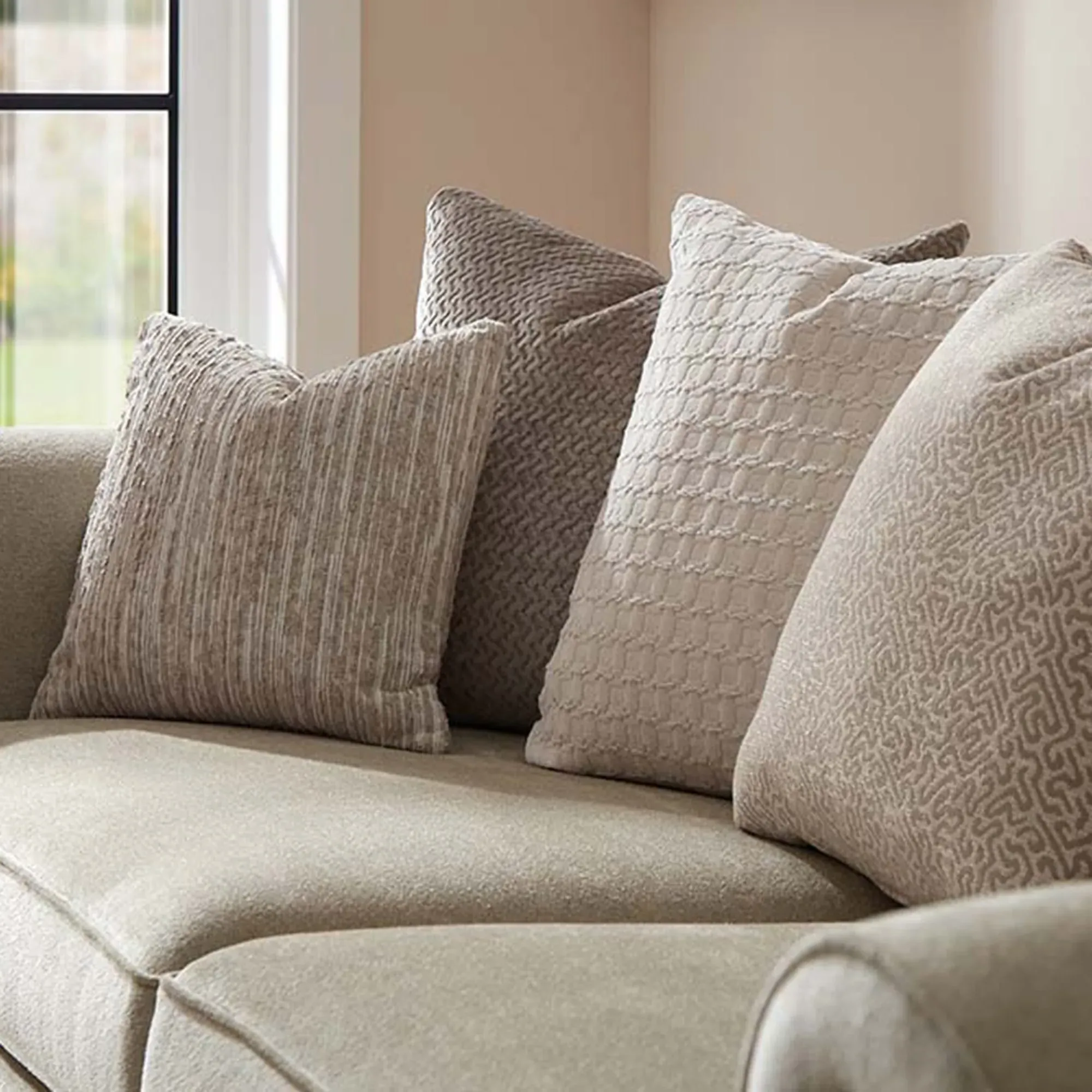 Beaumont Extra Large Split Sofa - Weathered Oak