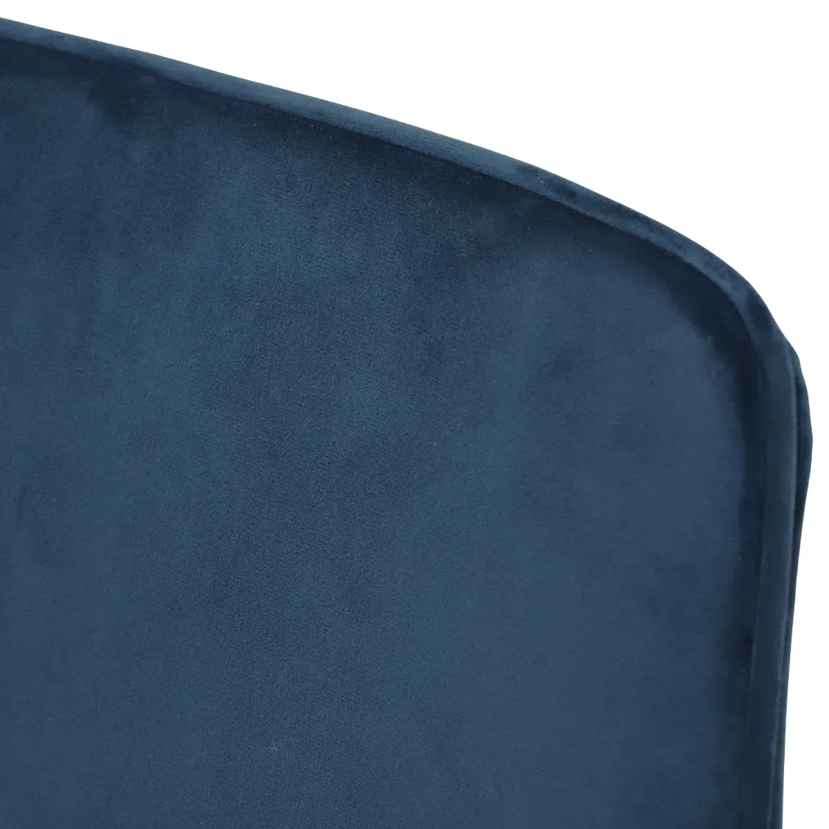 Beckton Swivel Dining Chair - Blue, Velvet