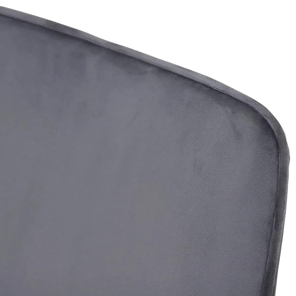 Beckton Swivel Dining Chair - Grey, Velvet