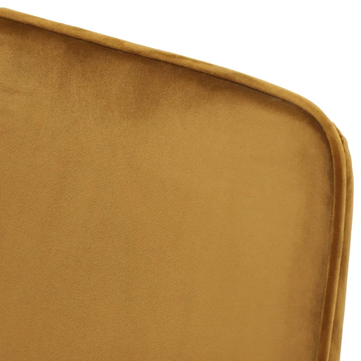 Beckton Swivel Dining Chair - Yellow, Velvet