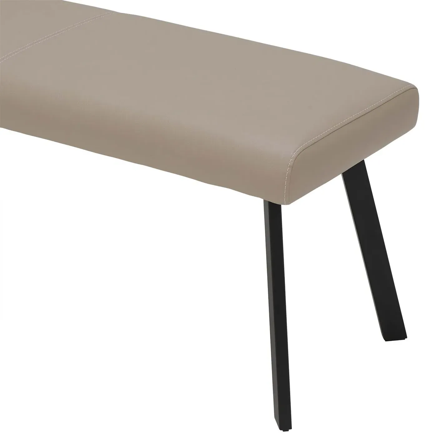 Belize Bench - Neutral, Faux Leather