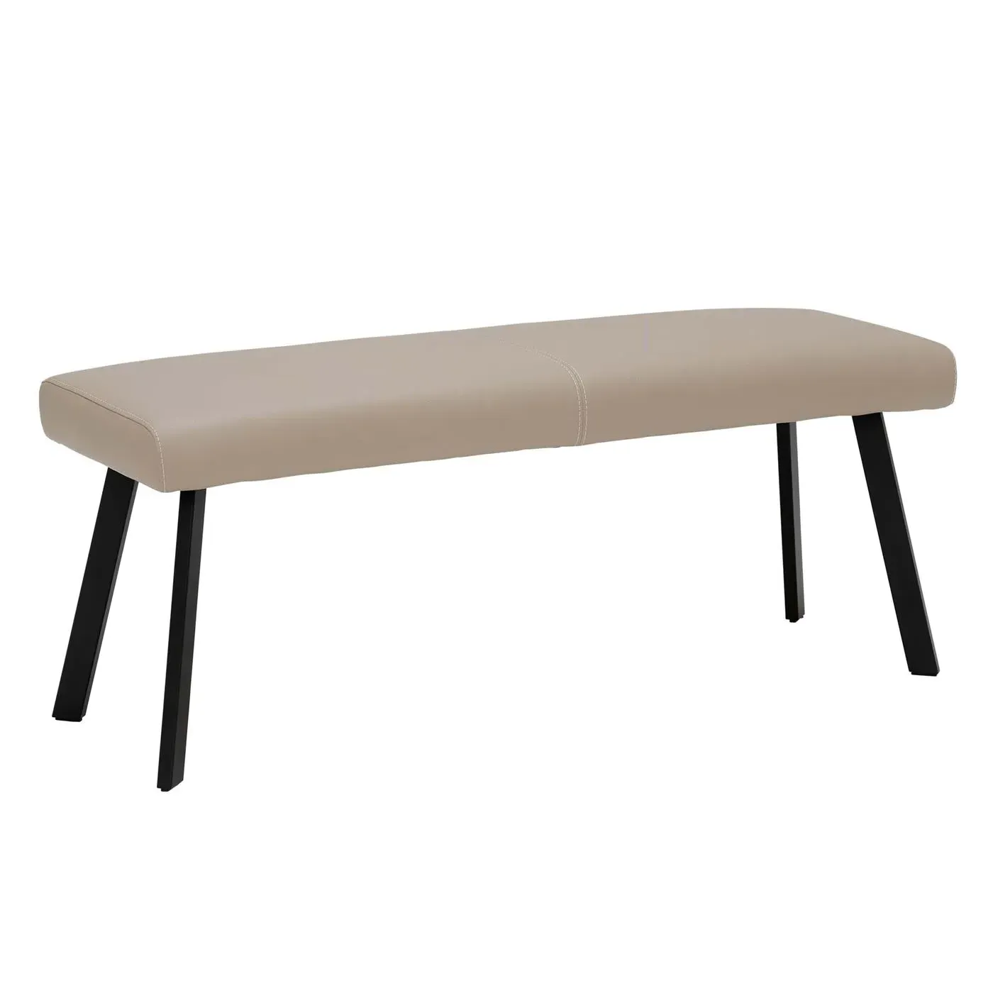 Belize Bench - Neutral, Faux Leather
