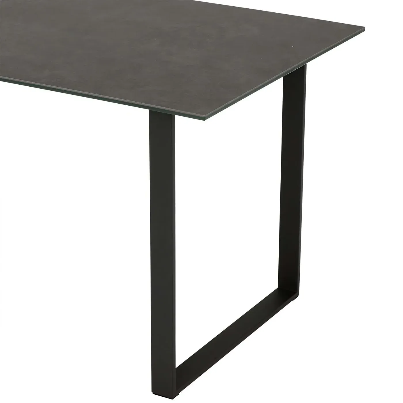 Belize Dining Table 135cm - Black, Ceramic