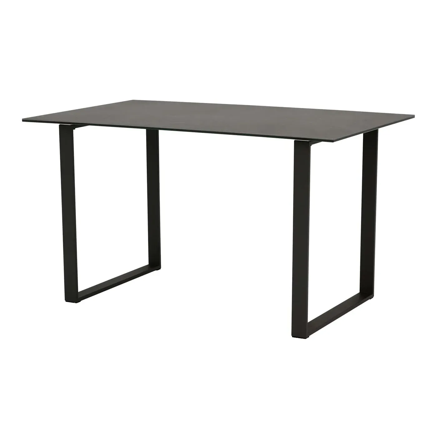 Belize Dining Table 135cm - Black, Ceramic