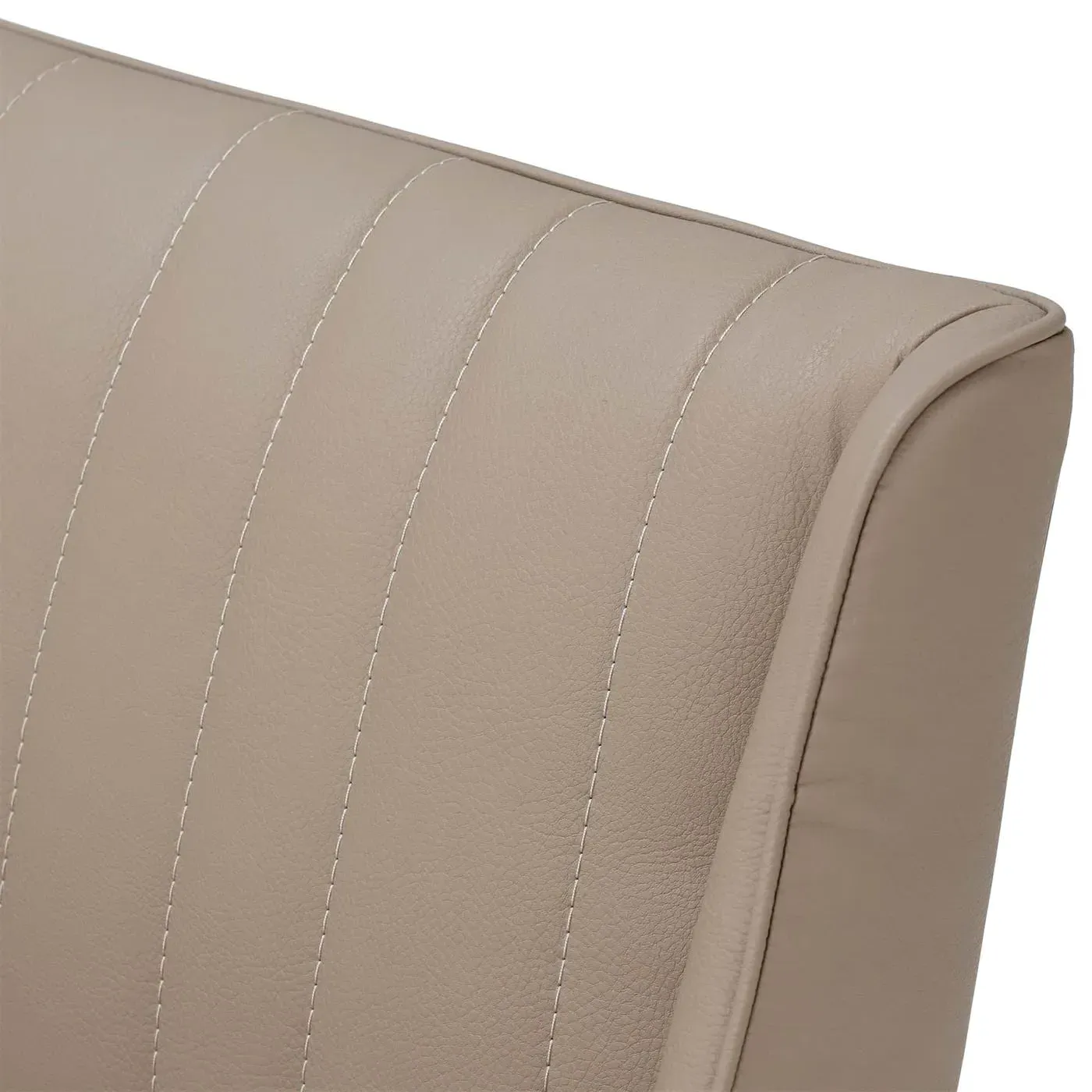 Belize Left Corner Bench - Neutral, Faux Leather