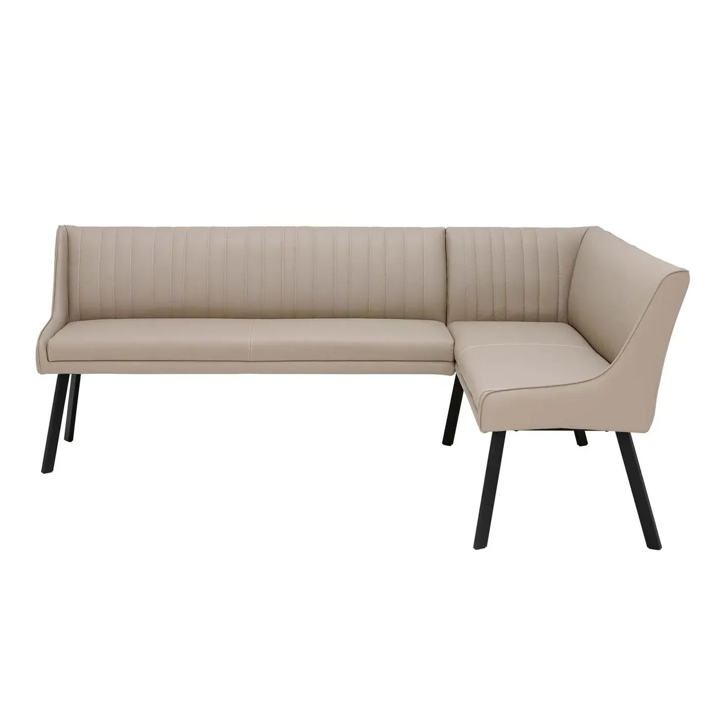 Belize Right Hand Corner Dining Set - Neutral, Ceramic