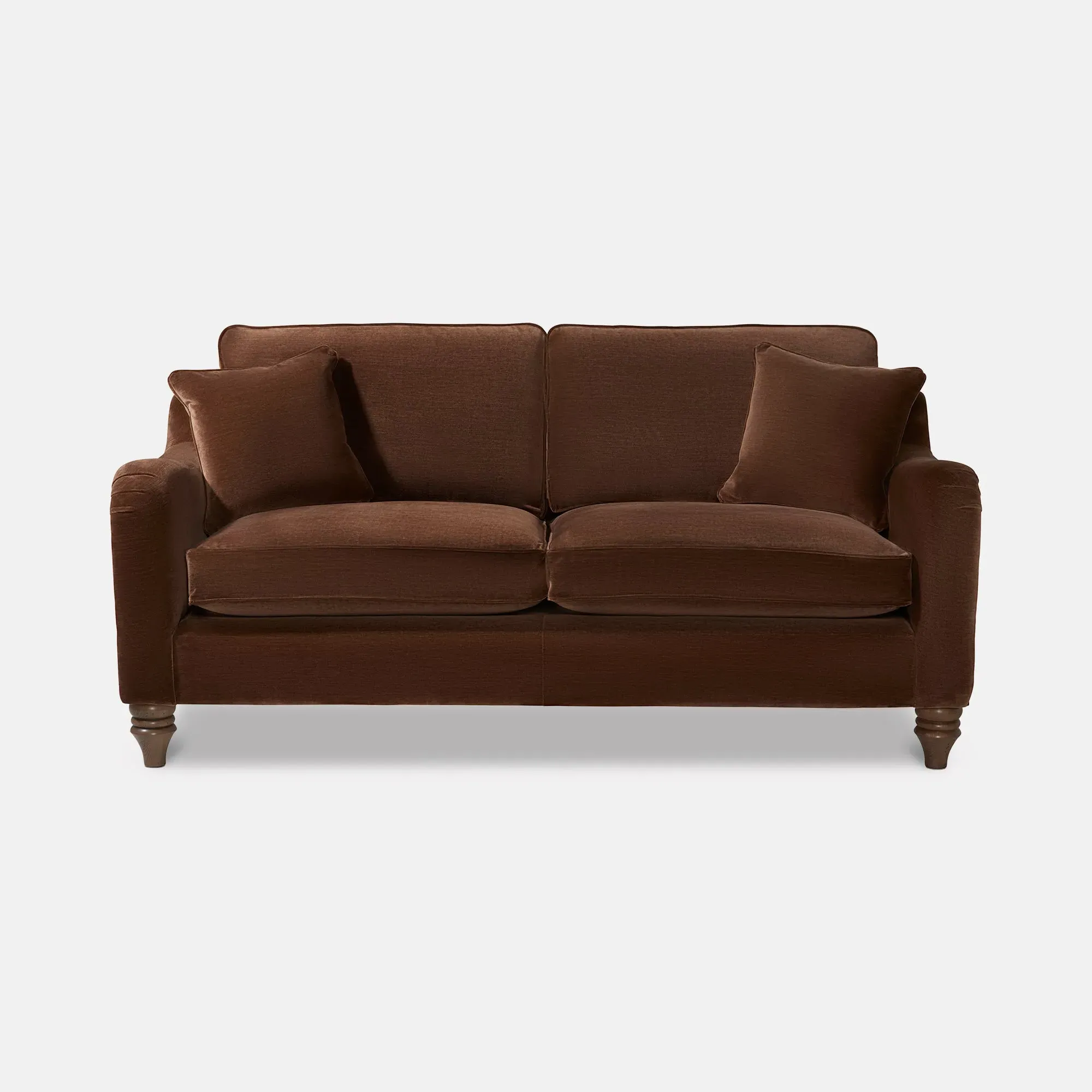 Benedict Medium Sofa - Brown Fabric image