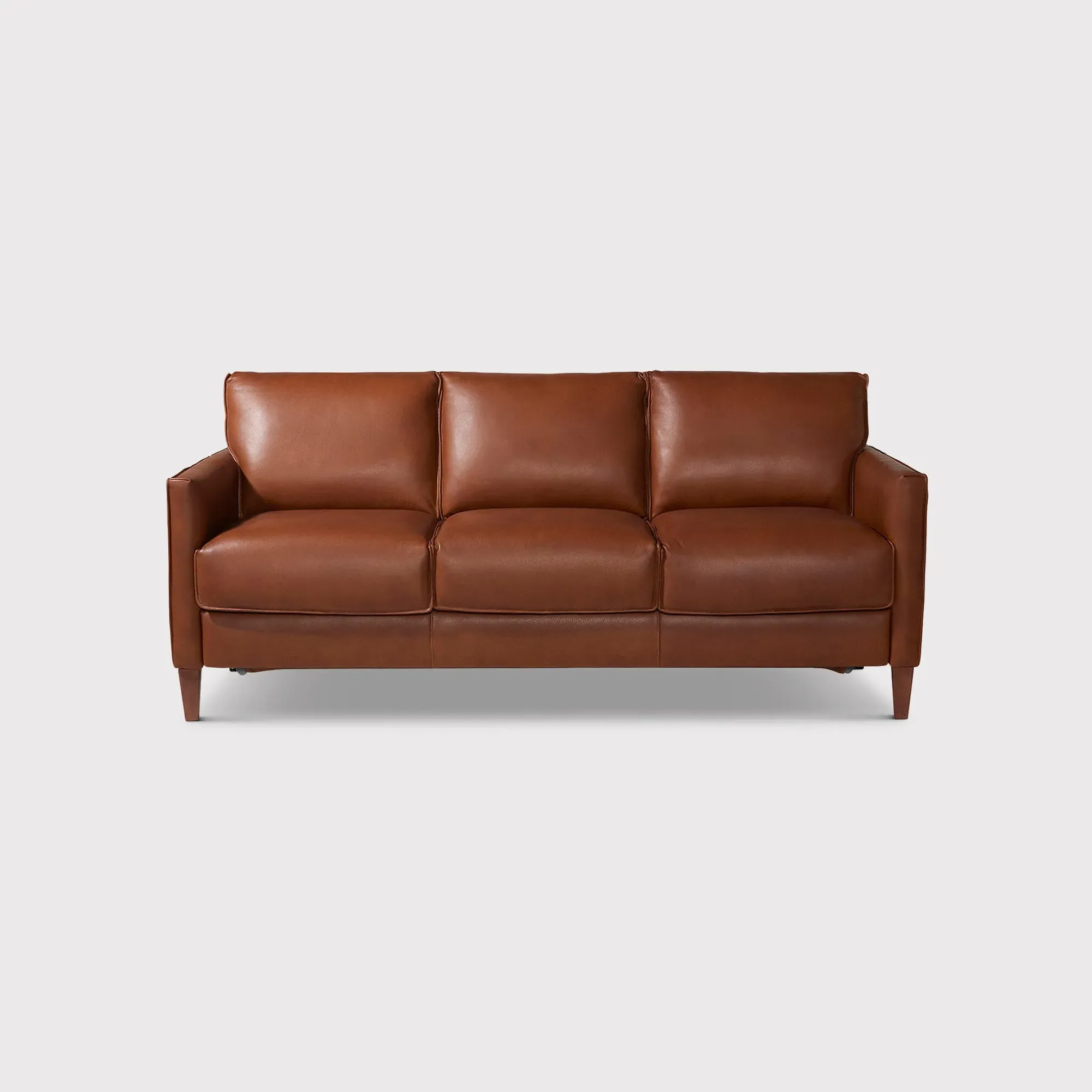 Bennett Sofa Bed - Brown, Leather