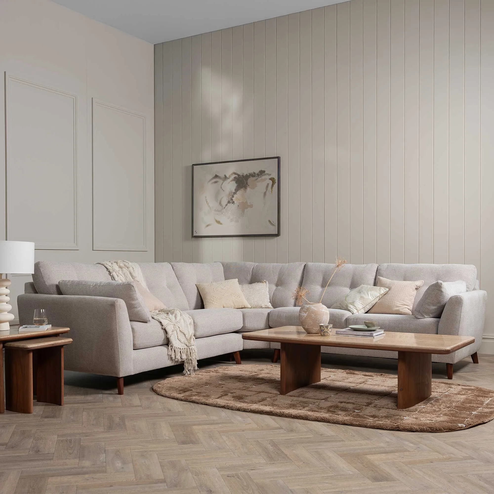 Benton Large Corner Sofa - Fabric