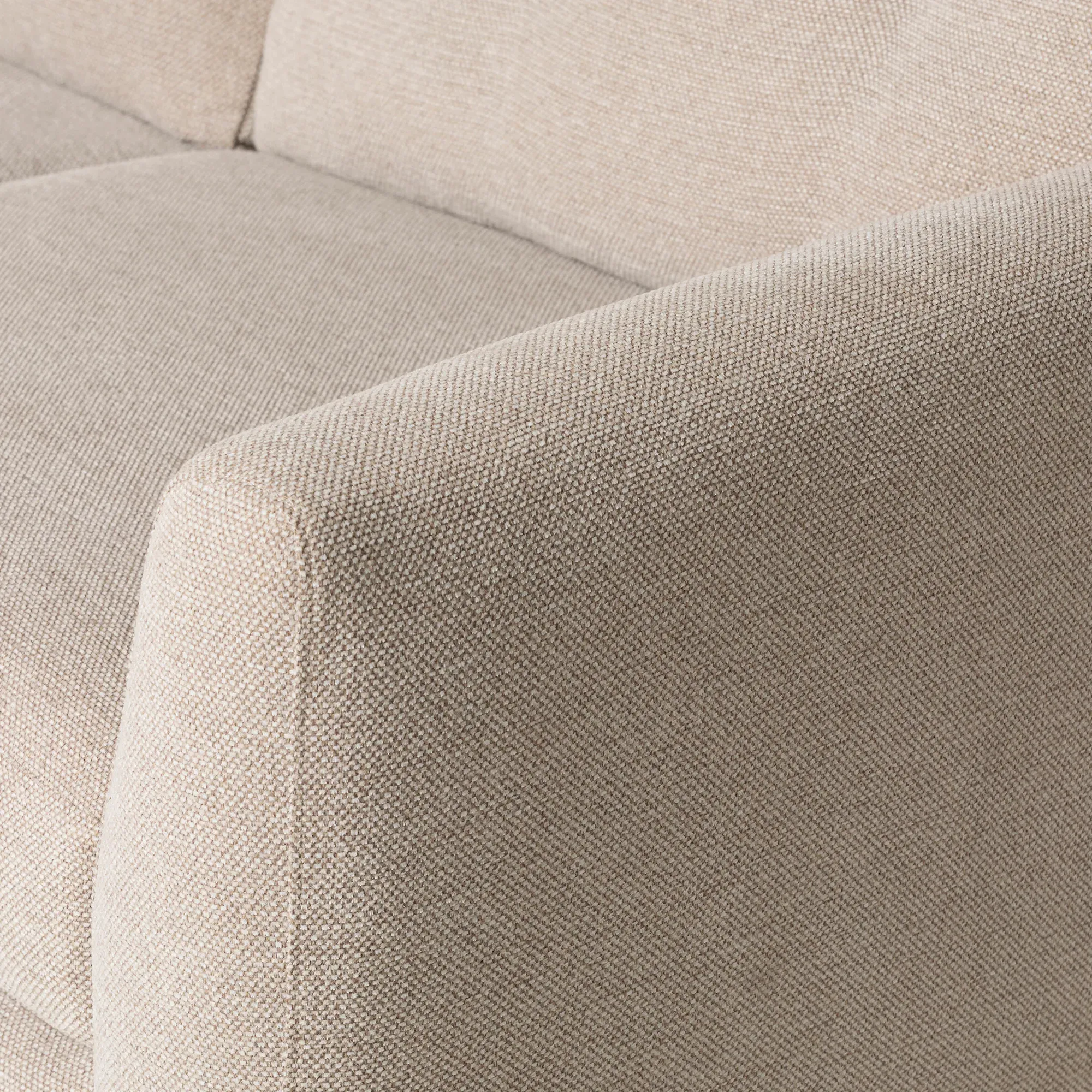 Benton Loveseat Sofa - Neutral, Fabric