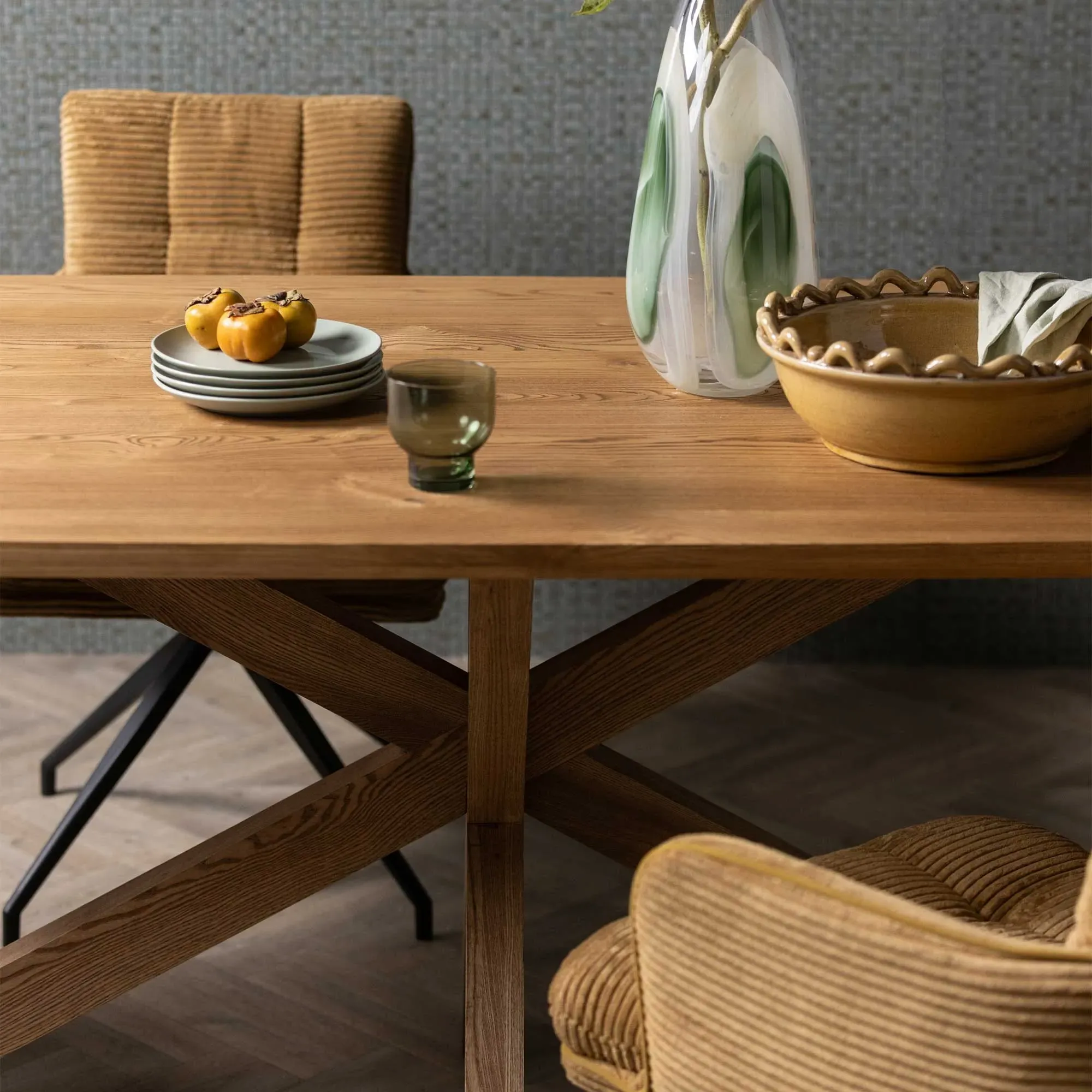 Bergen Dining Table - Neutral, Oak