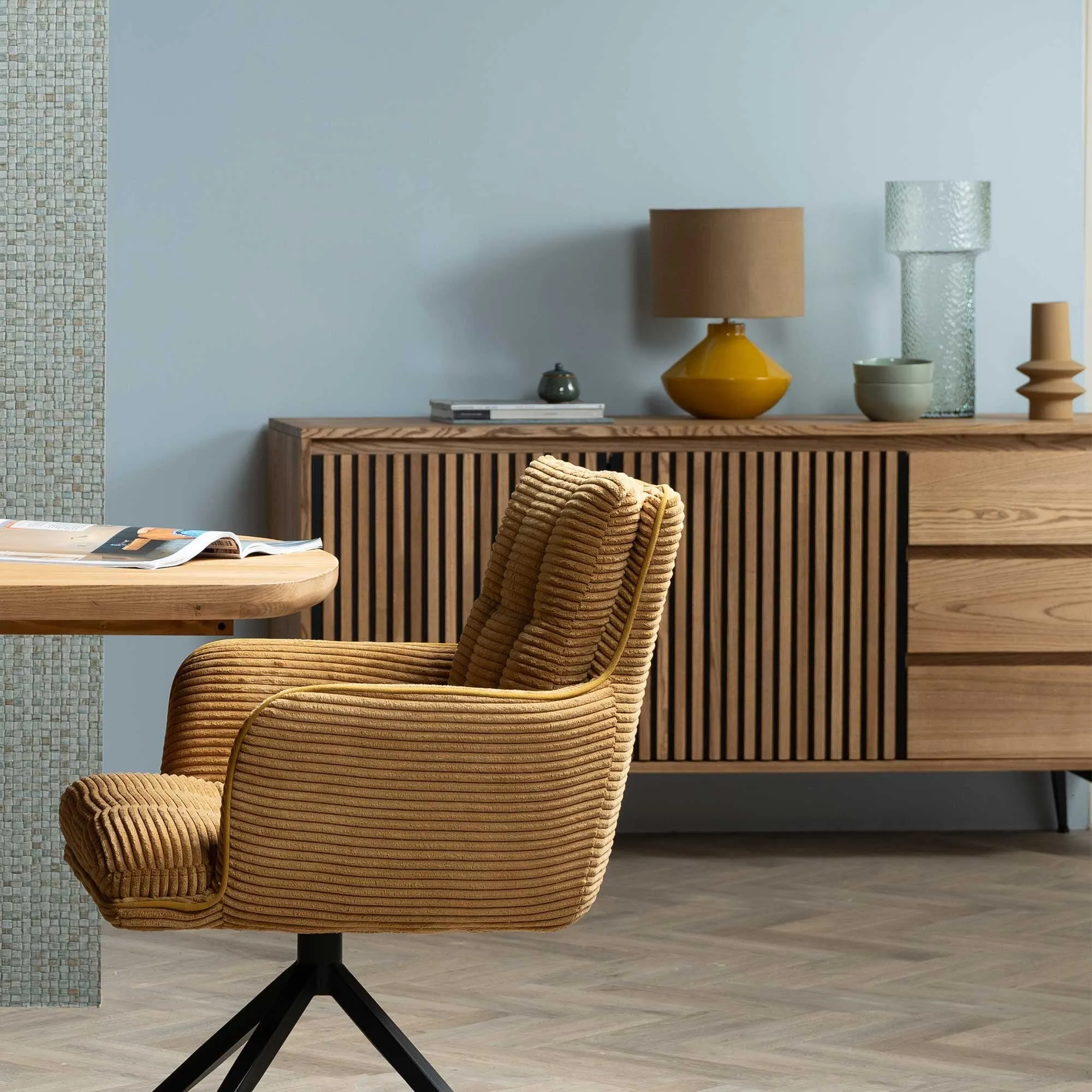 Bergen Sideboard - Brown Oak alternate view