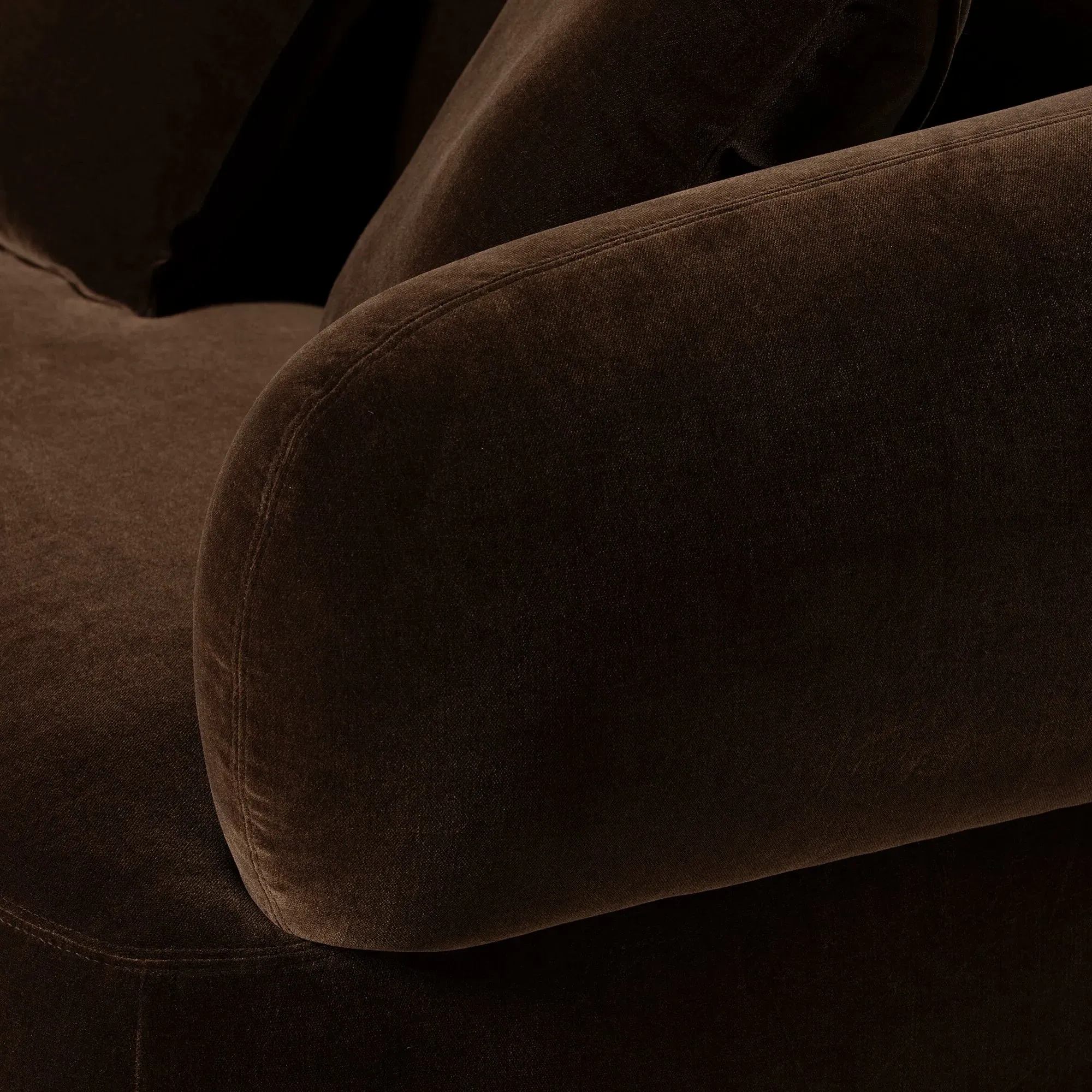 Blume LHF Chaise Corner Sofa - Brown