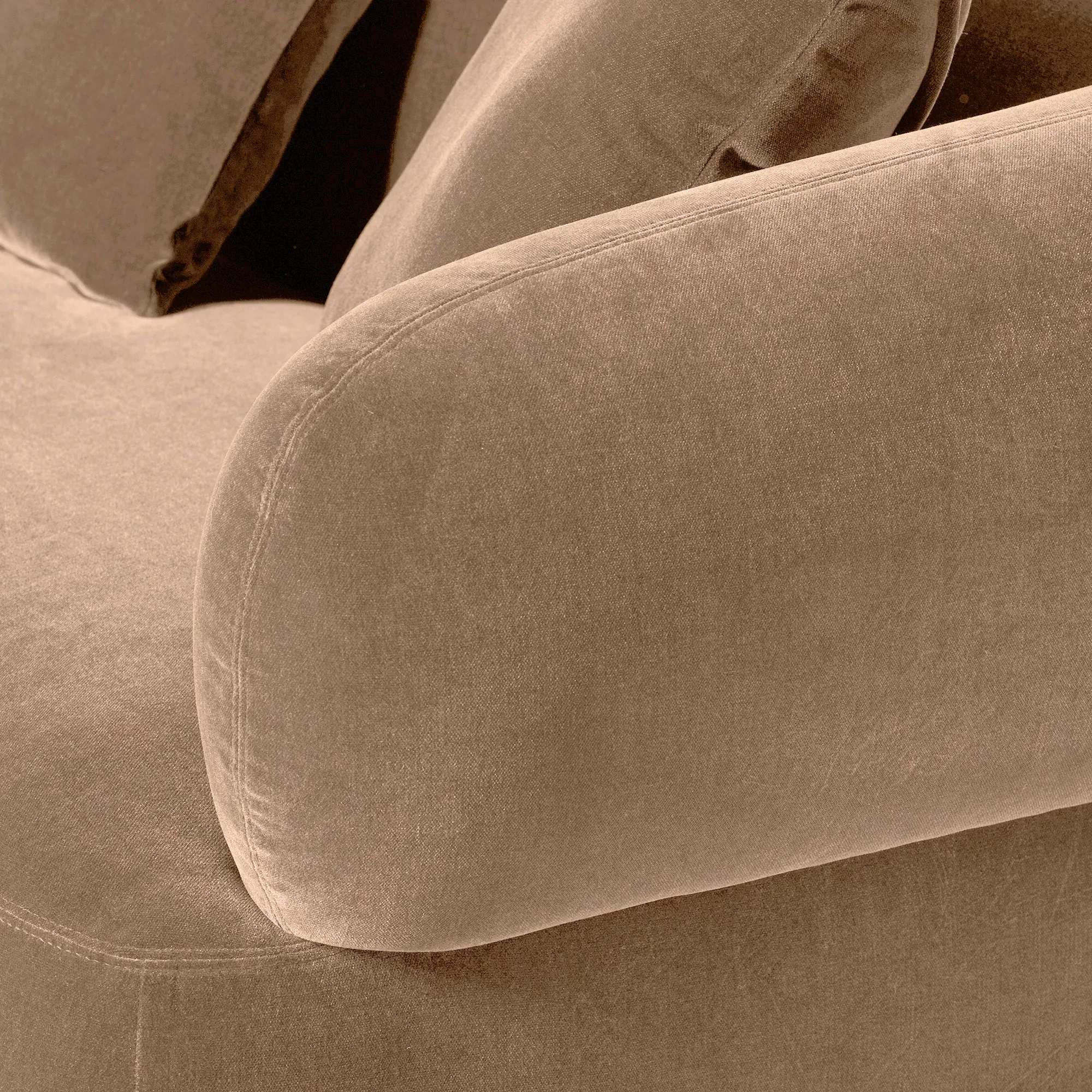 Blume LHF Chaise Corner Sofa - Brown