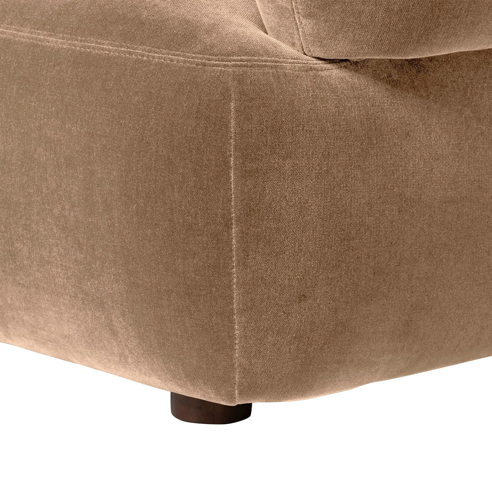 Blume RHF Chaise Corner Sofa - Brown