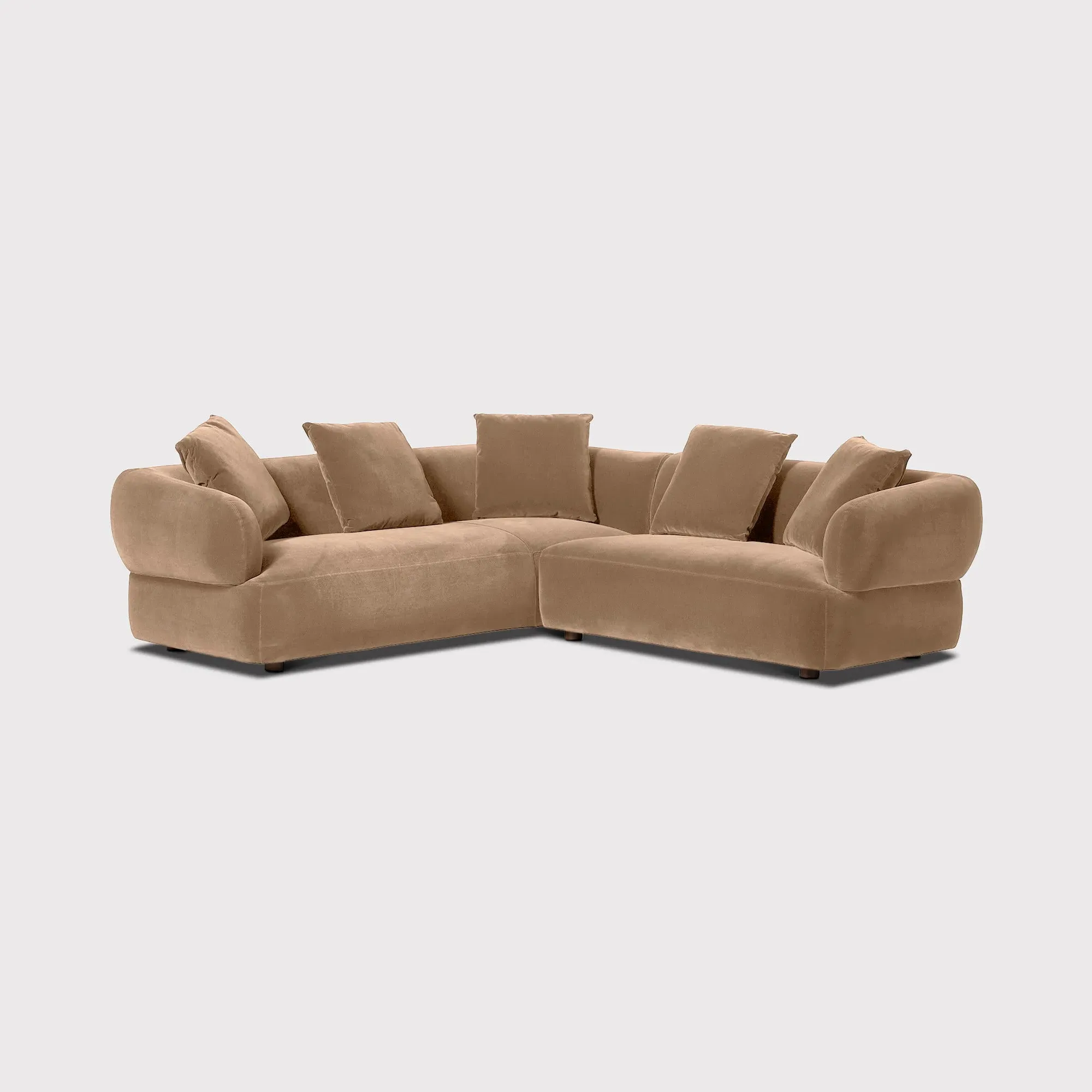 Blume RHF Chaise Corner Sofa - Brown image