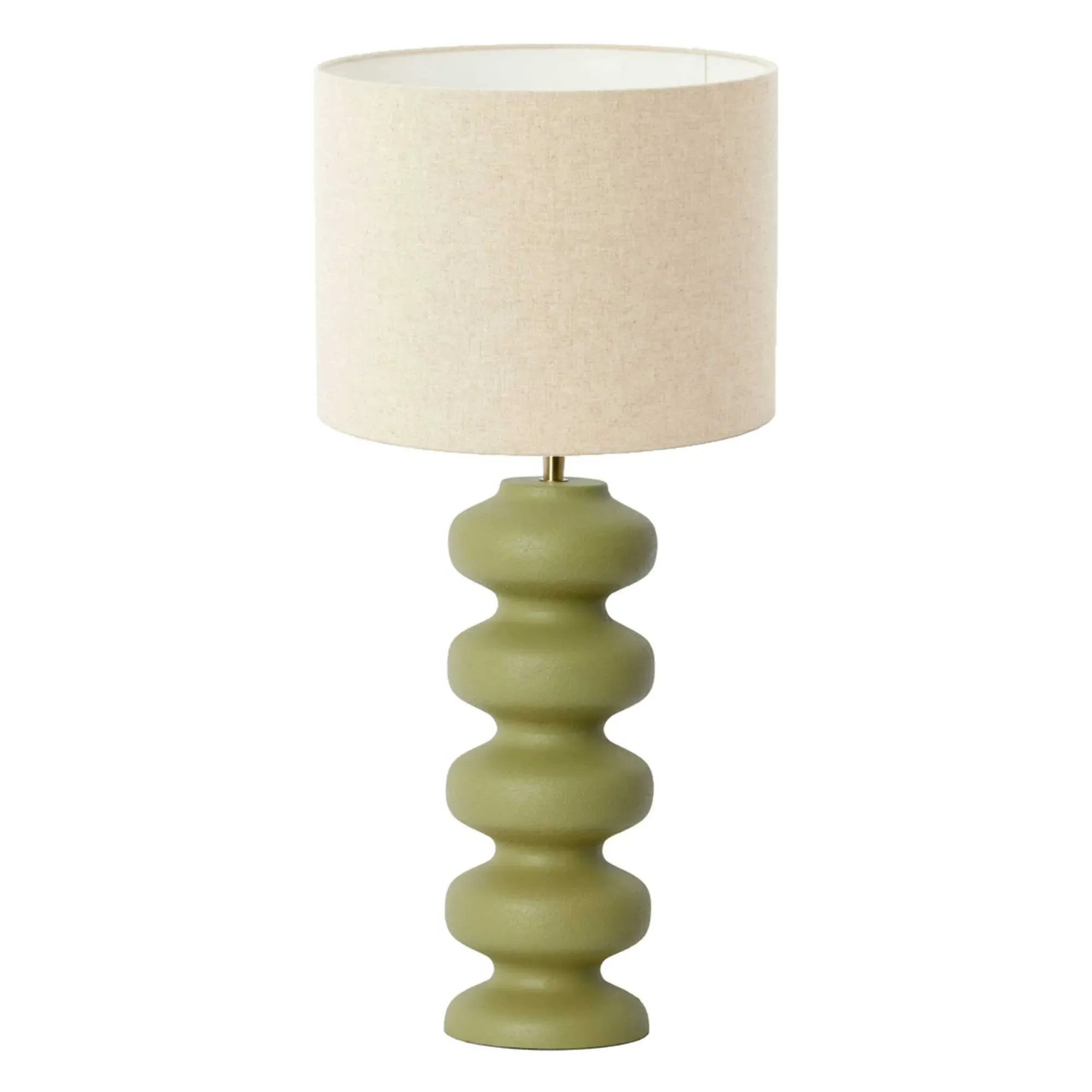 Bobbin Table Lamp - Olive Green