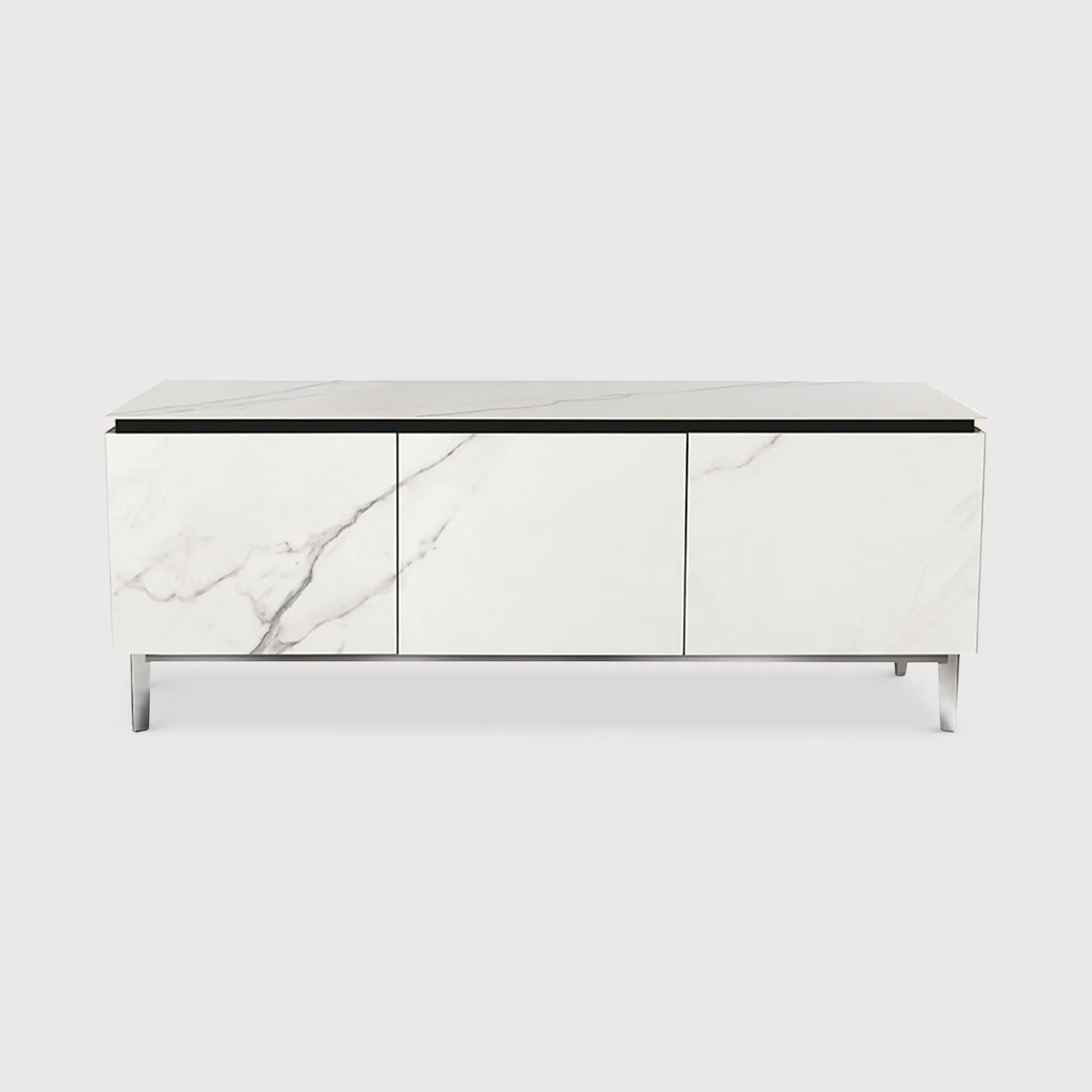Bontempi Cosmopolitan Sideboard - Grey, Supermarble