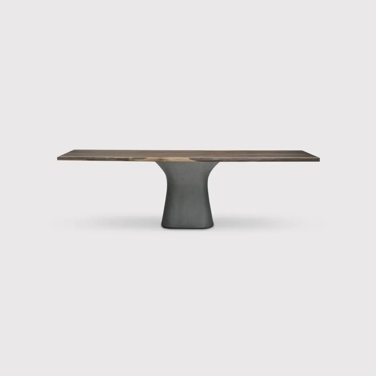 Bontempi Podium Dining Table - Brown, Walnut